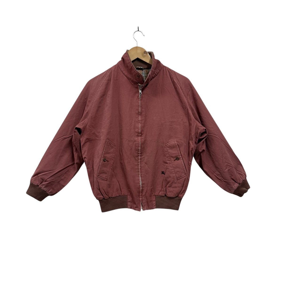 Burberry Vintage Burberry Jacket Harrington Style Sunfaded Distressed Size US M / EU 48-50 / 2 - 1 Thumbnail