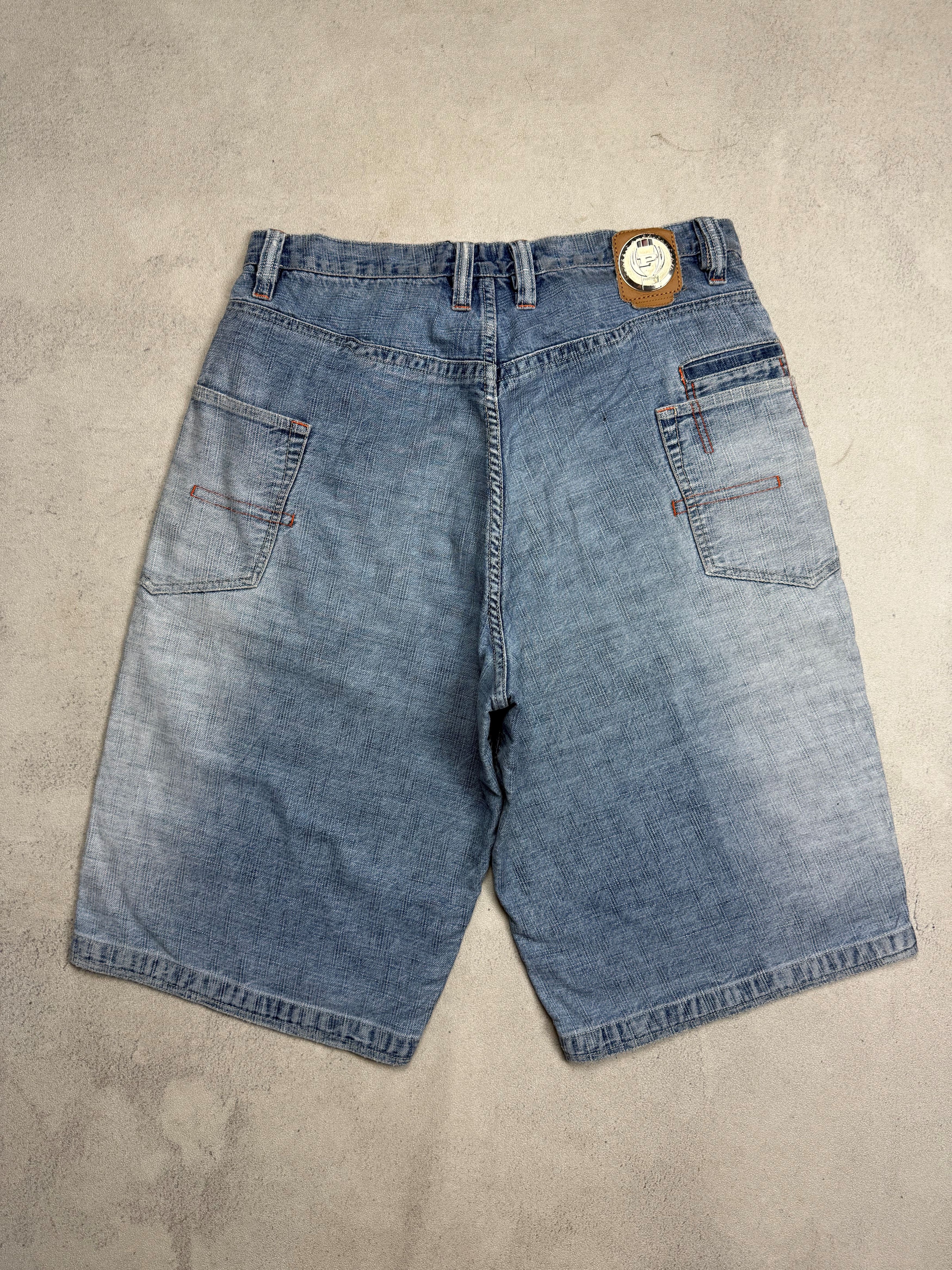 Phat Farm Vintage Y2K Phat Farm Baggy Shorts Denim Jorts Size US 34 / EU 50 - 3 Thumbnail
