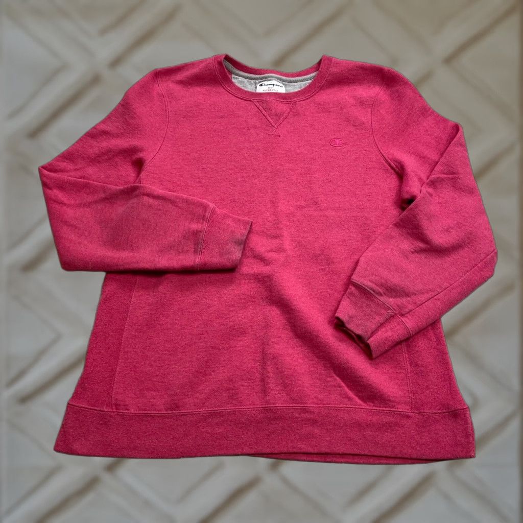 Champion Champion Sweatshirt Womens XL Pink Pullover Logo Crew Soft Athleticwear Sweater Size XL / US 12-14 / IT 48-50 - 1 Thumbnail