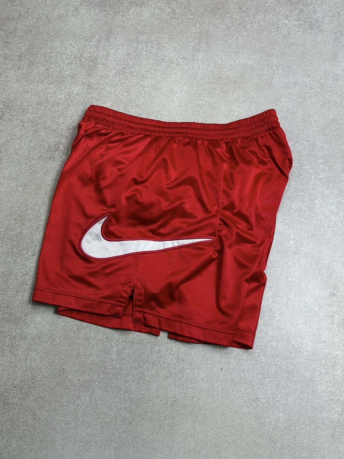 Nike Vintage 90s Nike Premier Big Swoosh Running Shorts XL Size US 36 / EU 52 - 3 Thumbnail