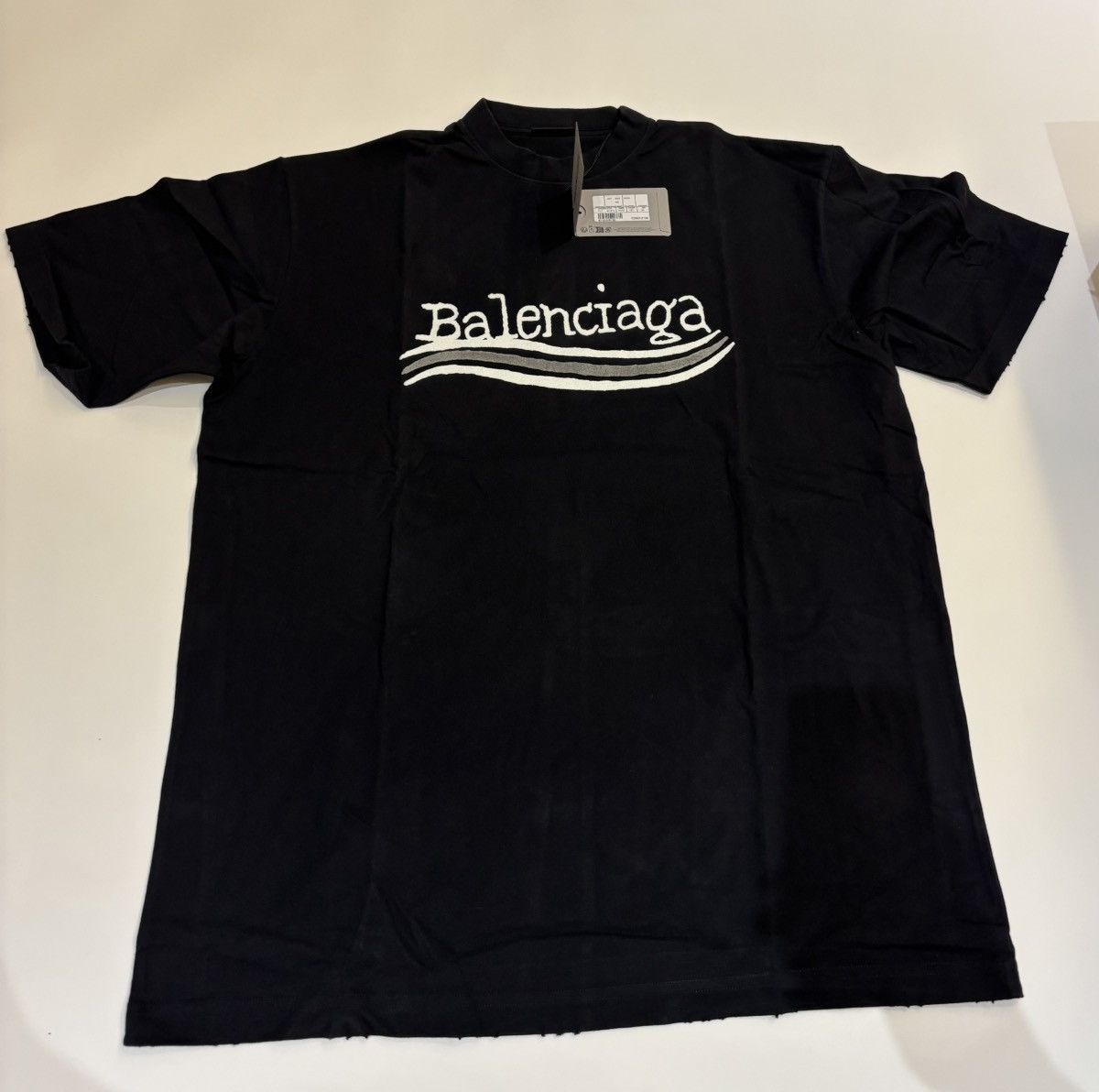 Balenciaga Balenciaga Hand Drawn Large Fit Tee Size US XS / EU 42 / 0 - 1 Thumbnail
