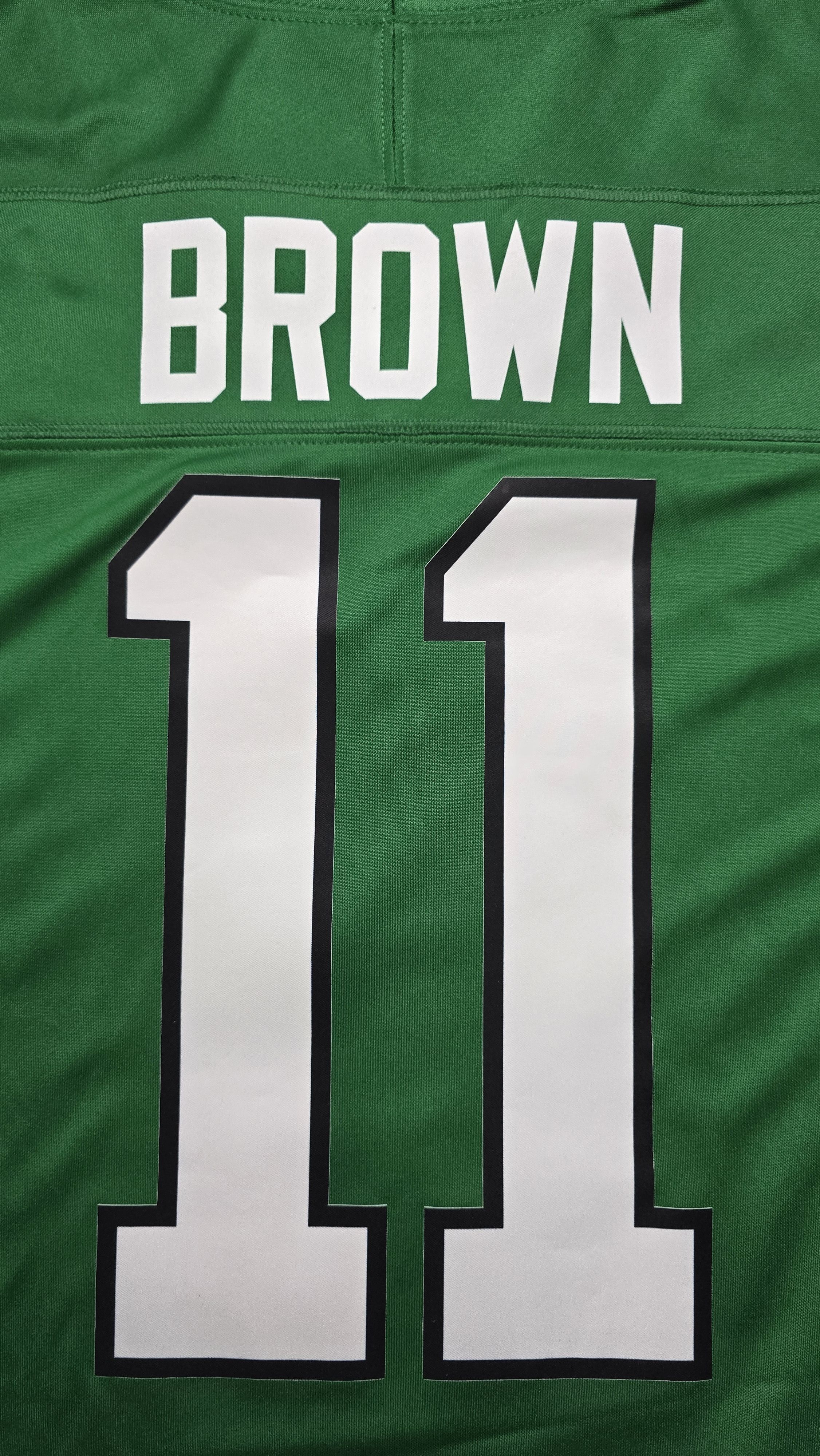 Nike Brown #11 Eagles Vapor FUSE Super Bowl LIX Champs Jersey XXL Size US XXL / EU 58 / 5 - 5 Thumbnail