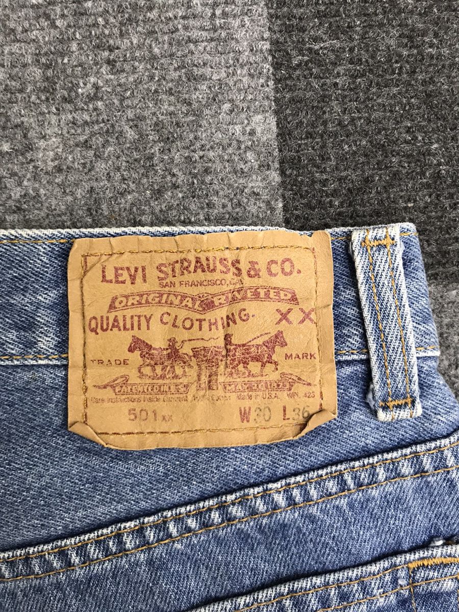 Levi's VL208 Vintage Levis 501 Medium Wash Jeans Size US 28 / EU 44 - 13 Thumbnail