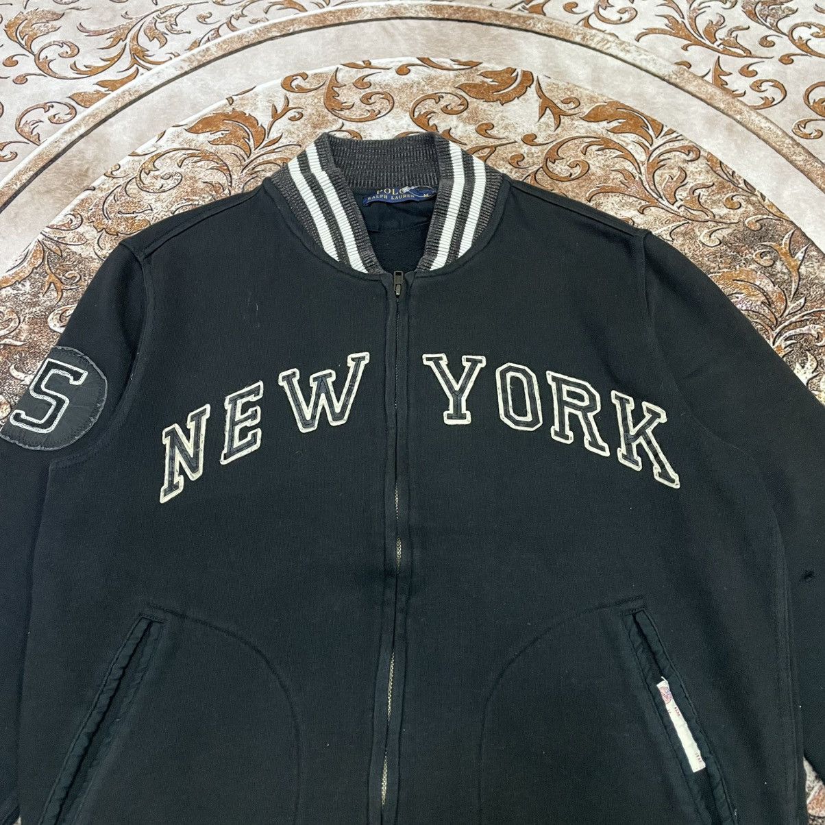 Polo Ralph Lauren 🔥Polo Ralph Lauren New York Spellout Full Zipper Sweater Size US M / EU 48-50 / 2 - 3 Thumbnail