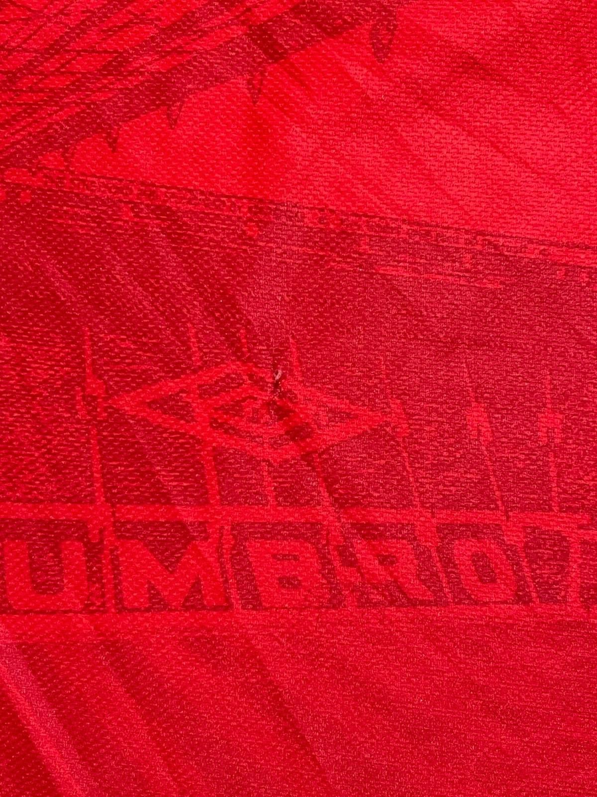 Umbro 1994-1996 Umbro Manchester United Home Soccer Jersey Large Size US L / EU 52-54 / 3 - 5 Thumbnail