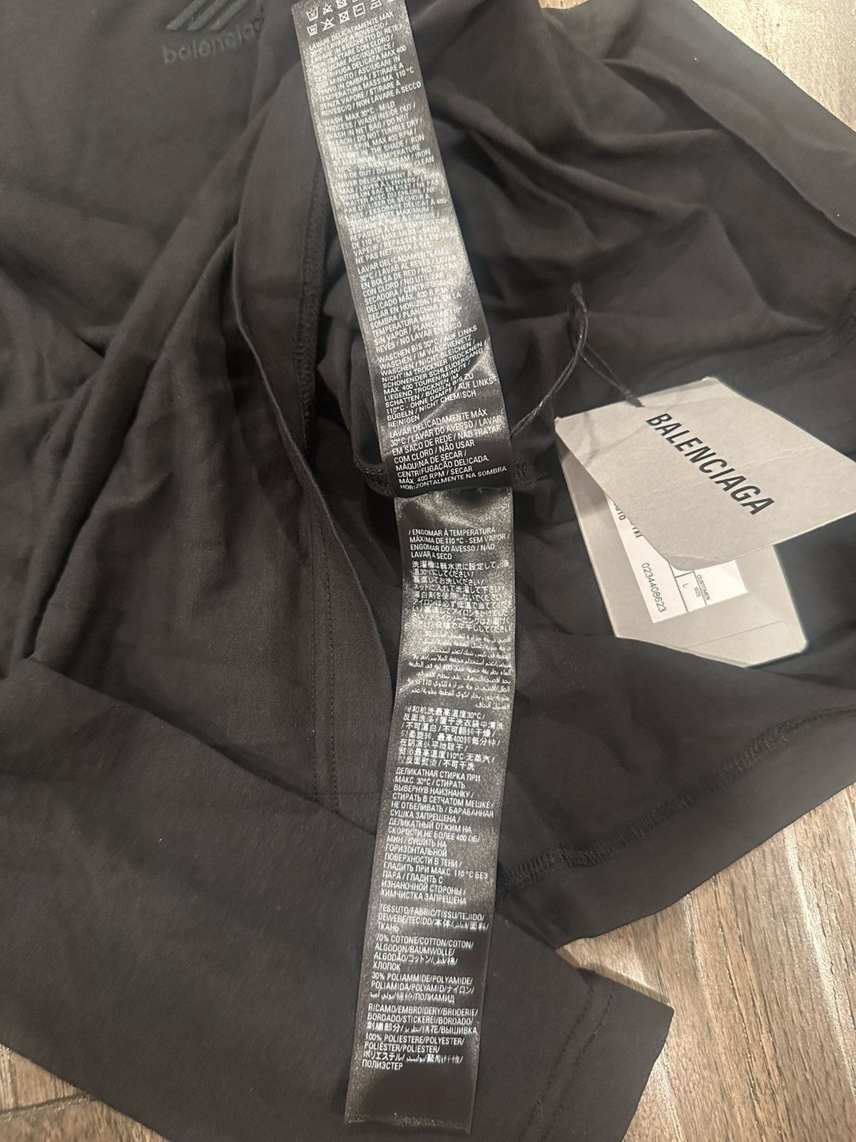 Balenciaga Balenciaga 3B Sport Embro Transparent Jersey Top Size US L / EU 52-54 / 3 - 8 Thumbnail