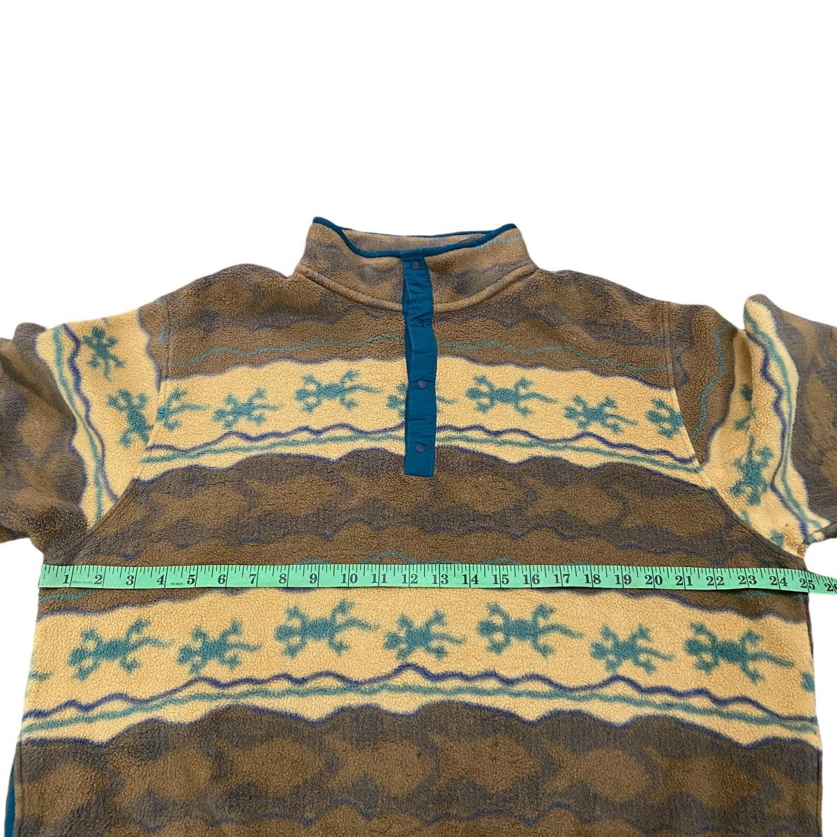 L.L. Bean × Patagonia Vintage L.L. Bean Gecko Printed Stretchable Fleece Size US L / EU 52-54 / 3 - 8 Thumbnail