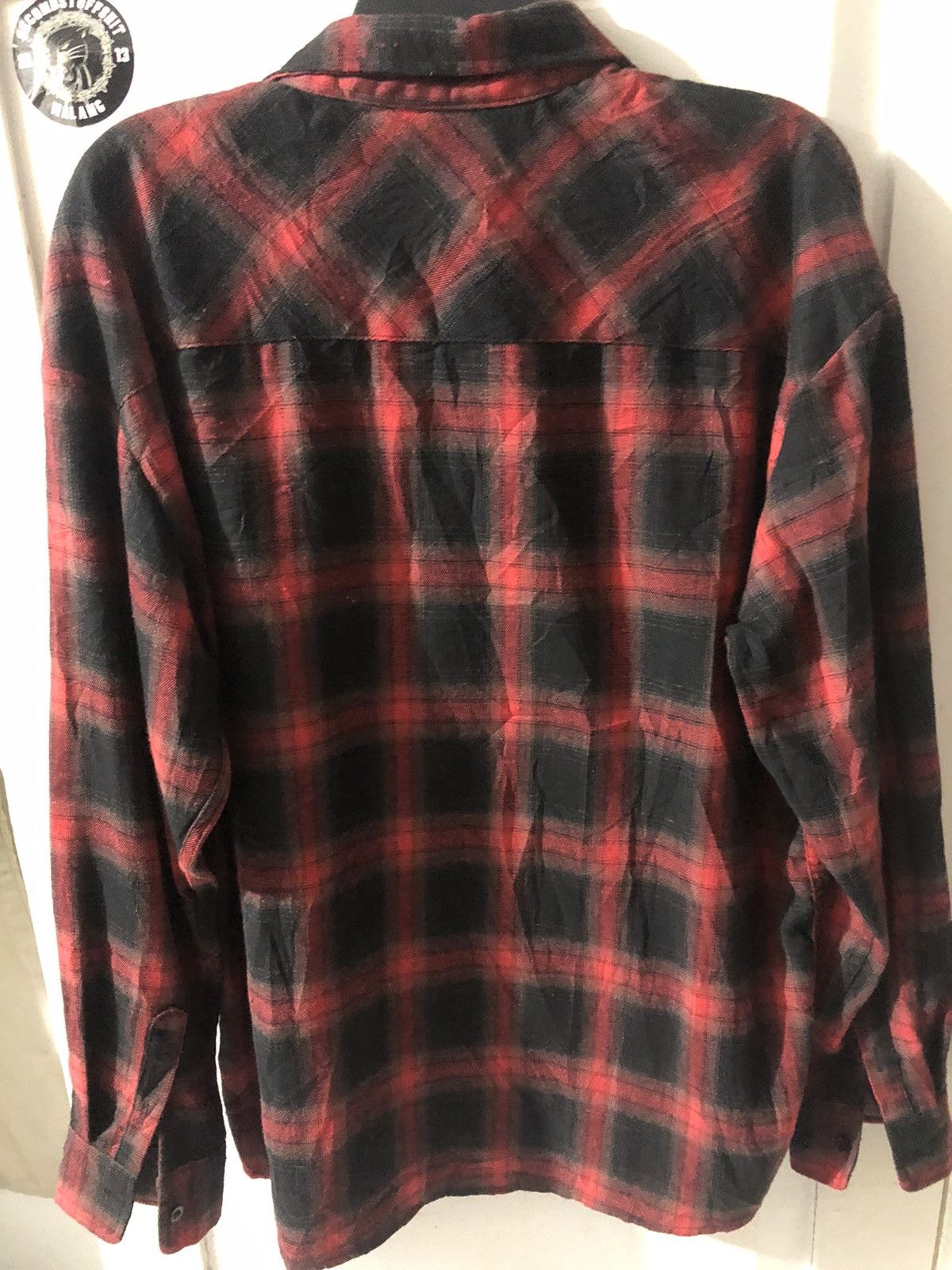 Flannel × Japanese Brand FLANNEL x GUYSTORY RED BLACK Size US XXL / EU 58 / 5 - 9 Thumbnail