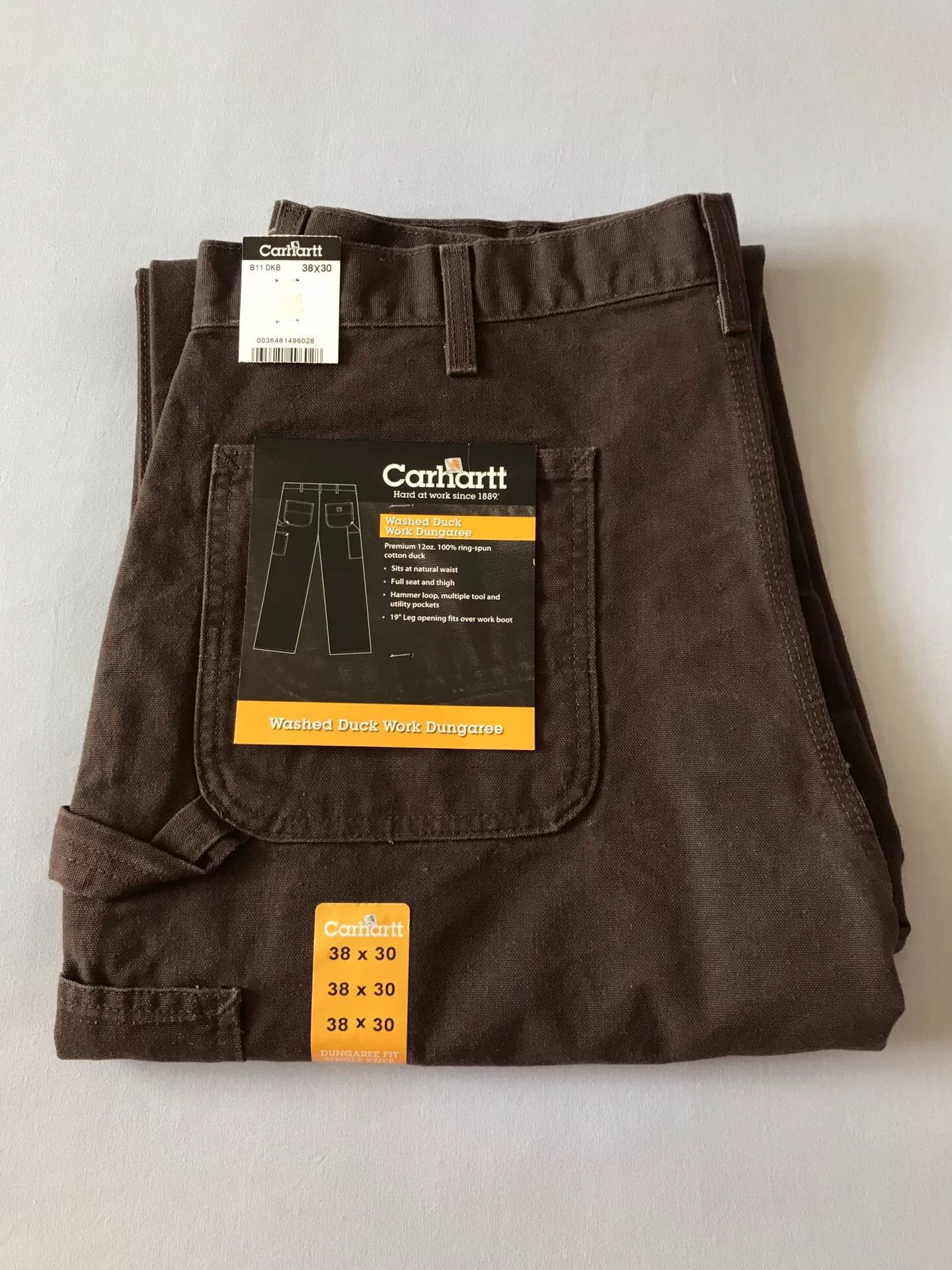 Carhartt Carhartt B11 Washed Canvas Work Pants Size US 38 / EU 54 - 1 Thumbnail