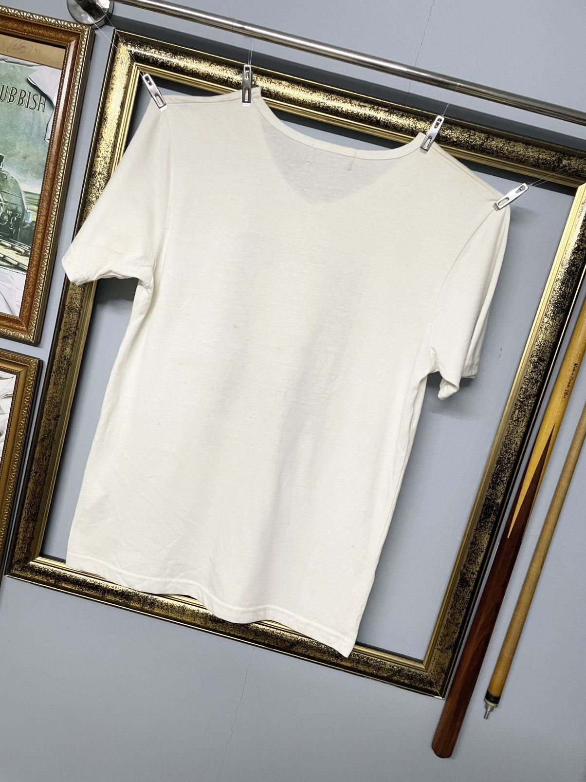 Designer Vintage 1990s Japan Designer Re Roen Skull Biohazard Tee Size US S / EU 44-46 / 1 - 10 Thumbnail