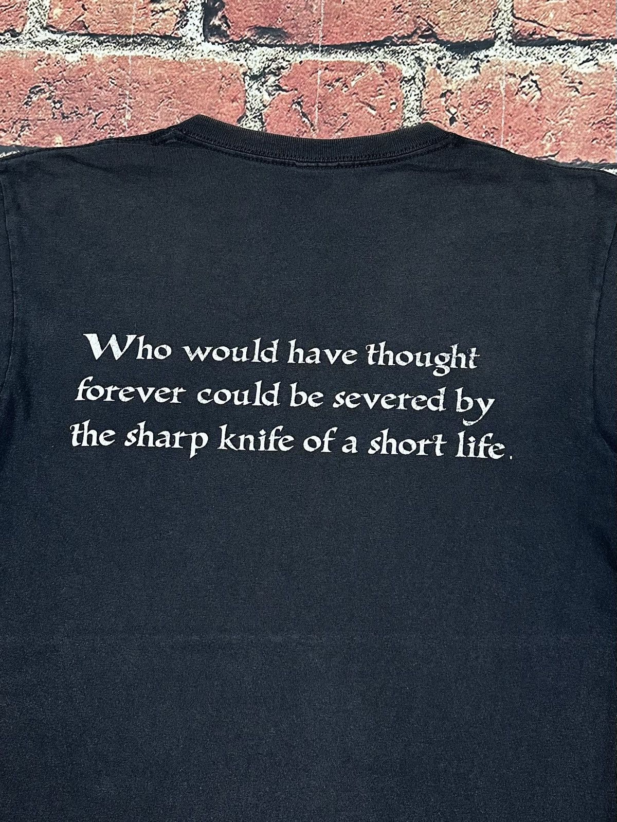 Other Y2K Vintage Death Clock Grim Reaper Faded Black T Shirt Size US S / EU 44-46 / 1 - 5 Thumbnail