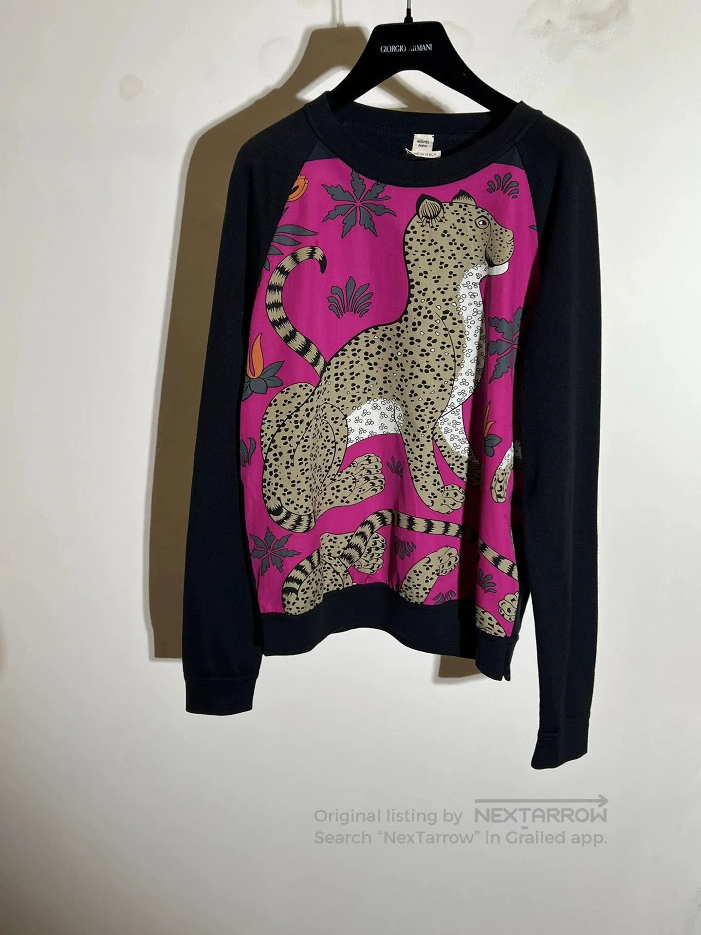 Hermes Hermes Leopard Print Knit Sweater. Size US S / EU 44-46 / 1 - 1 Thumbnail