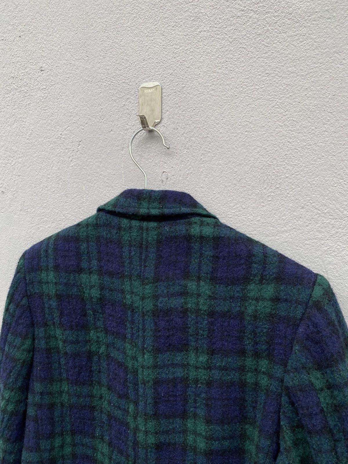 Comme des Garcons × Rei Kawakubo × Vintage AD1998 Comme des Garçons “tricot” Wool Checked Mohair Blazer Size M / US 6-8 / IT 42-44 - 7 Thumbnail
