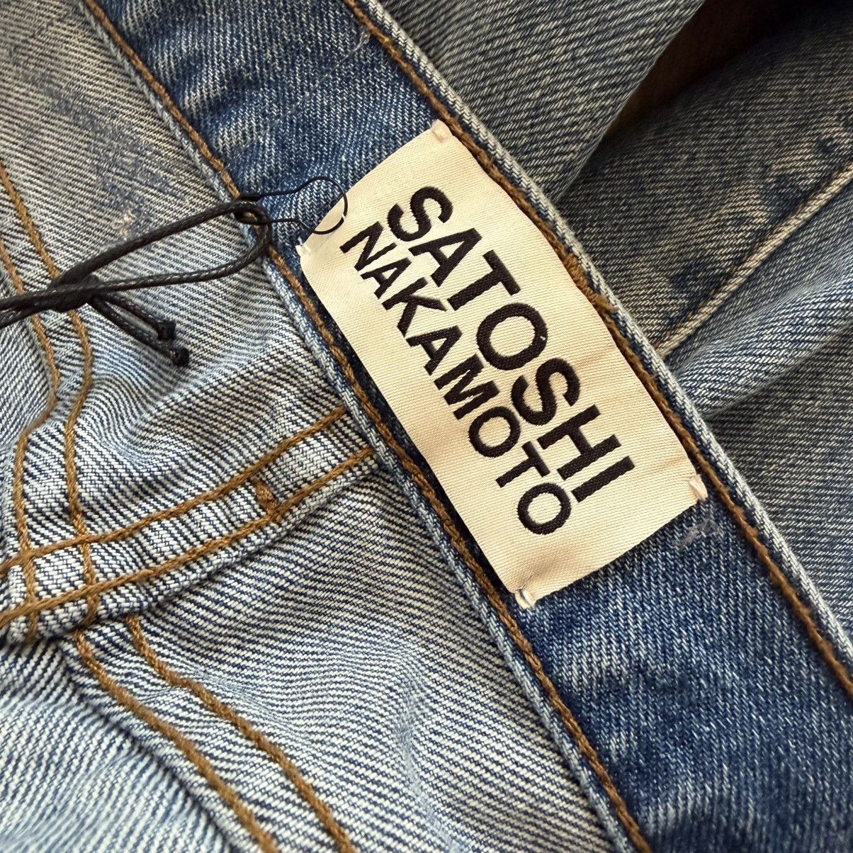 Satoshi Nakamoto “BLESSED TO BE STRESSED” DISTRESSED JEANS Size US 38 / EU 54 - 4 Thumbnail