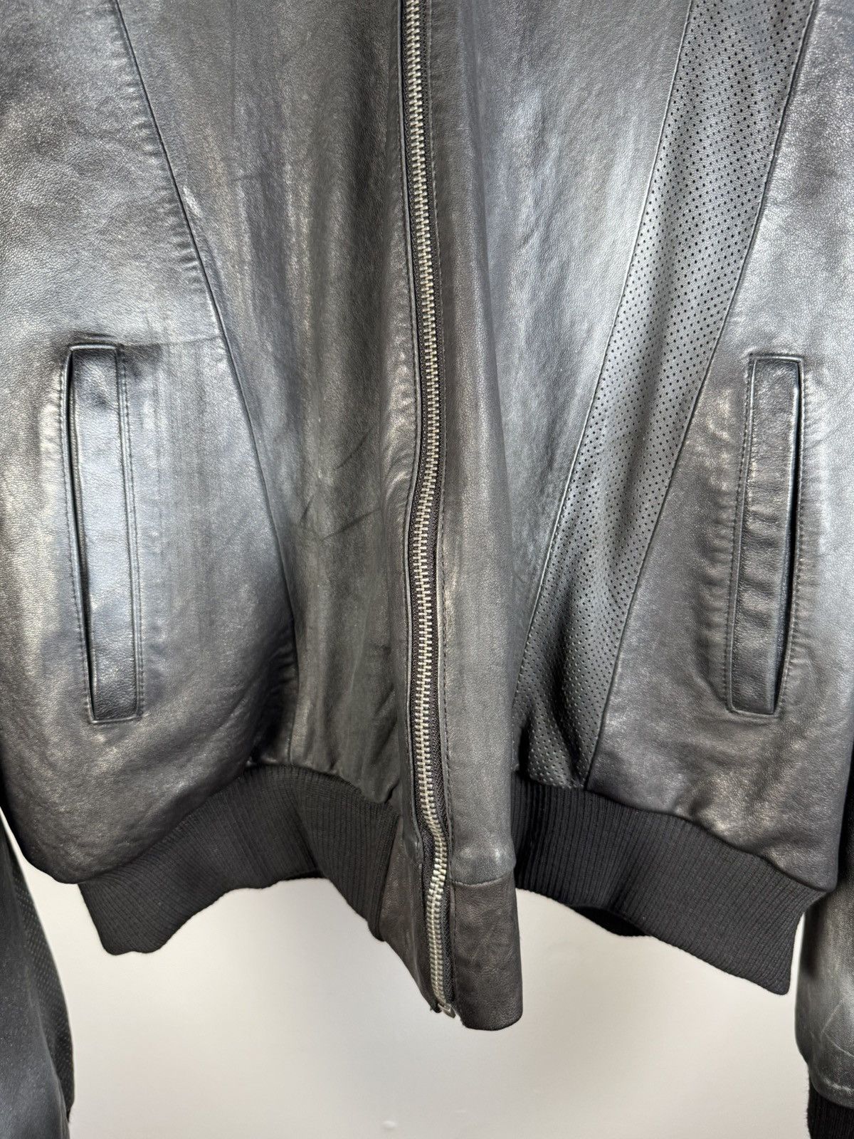 ALEXANDER DIGENOVA INSANE 2024 AGED SHEEPSKIN ASSEMBLAGE PANEL JACKET BRAND Size US L / EU 52-54 / 3 - 4 Thumbnail