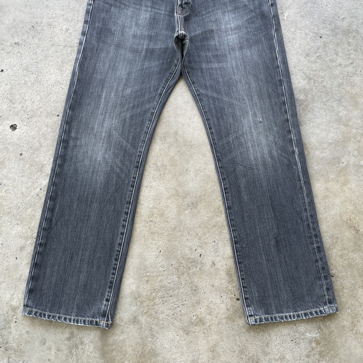 Japanese Brand W33x29 Vintage Japanese Black Faded Denim Jeans Pants Size US 33 - 4 Thumbnail