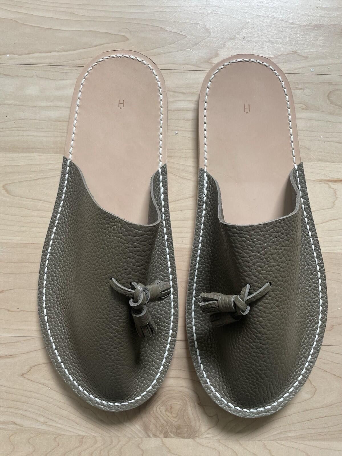 Hender Scheme NWT Hender Scheme Leather Slipper Taupe Large US9.5-11.5 Size US 10.5 / EU 43-44 - 2 Thumbnail