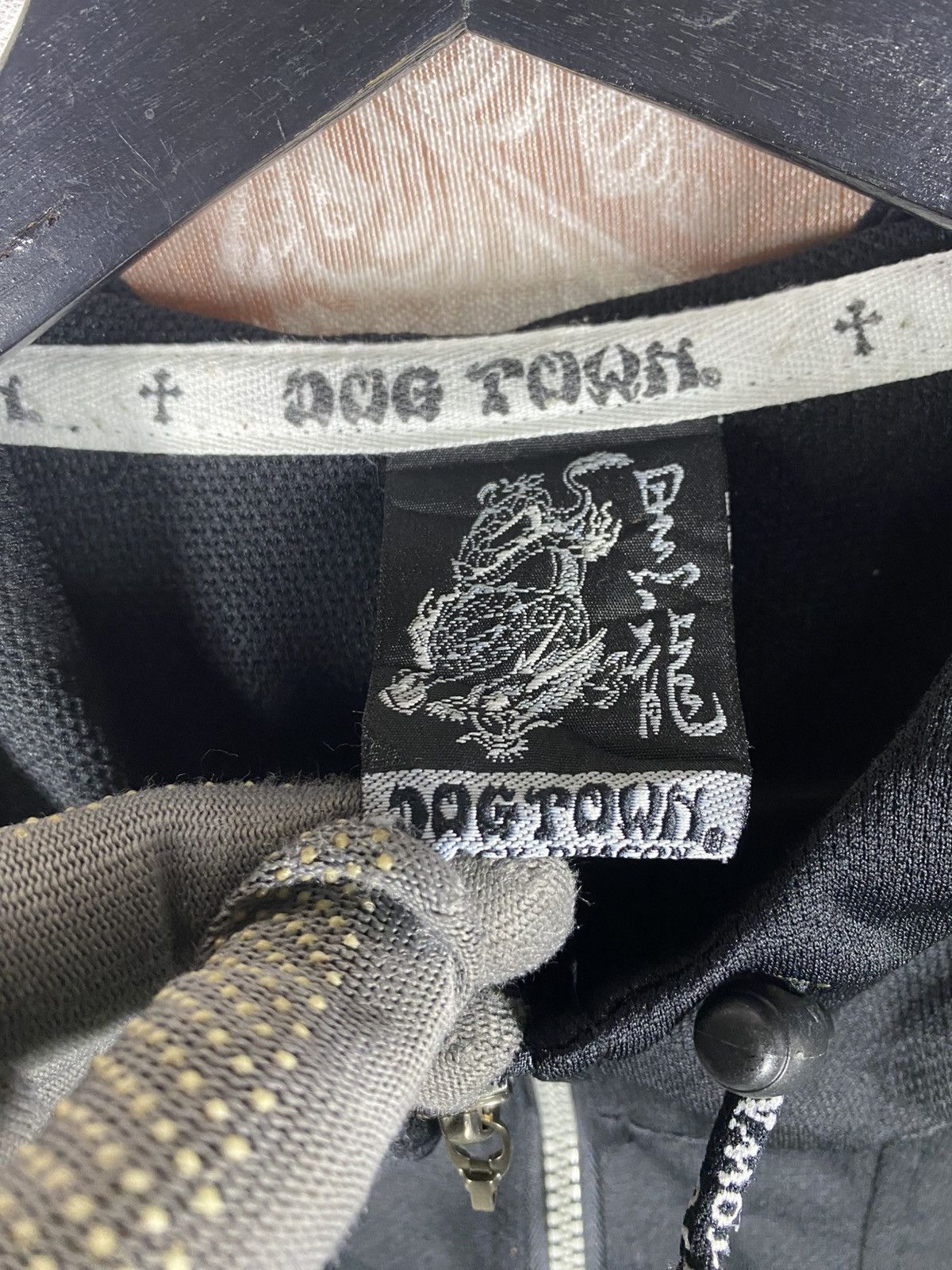 Dogtown Vintage Dog Town Dragon Hooded Jacket Black Skate Streetwear Size US L / EU 52-54 / 3 - 8 Thumbnail