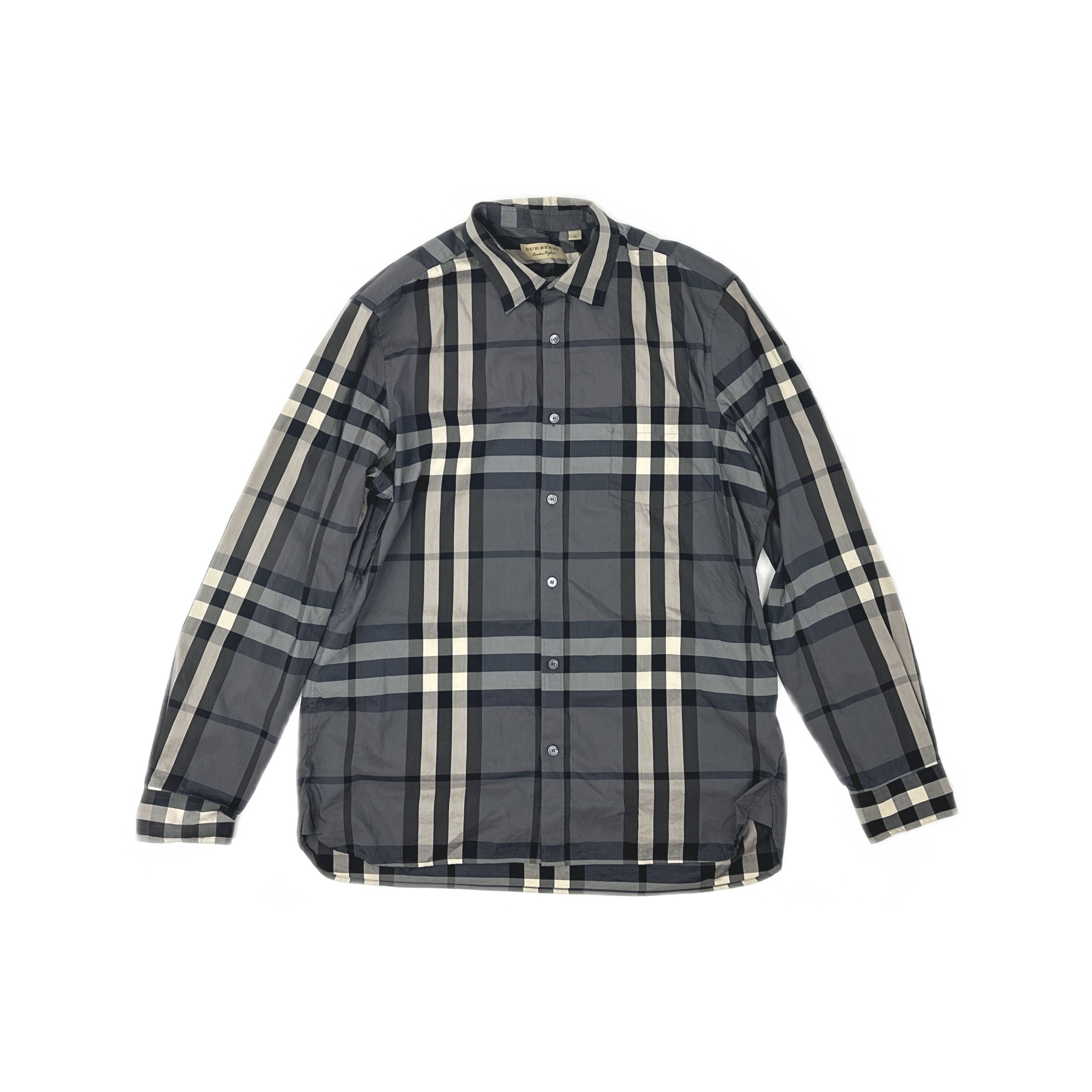 Burberry Burberry Check Long Sleeve Shirt XL Size US XL / EU 56 / 4 - 1 Thumbnail