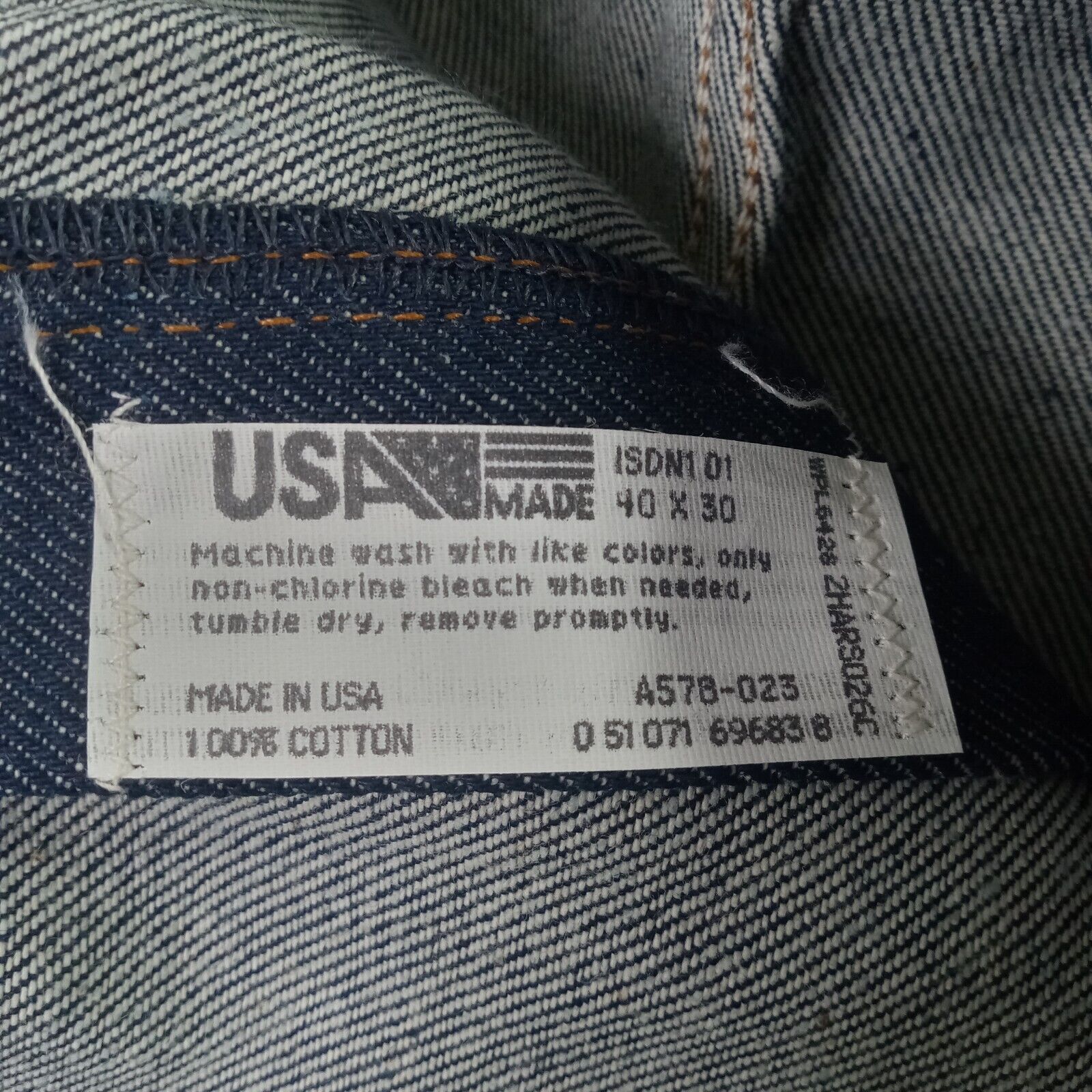Other Vintage Mister Joe Jeans Men's Size 40x30 Blue Straight Leg Size US 40 / EU 56 - 5 Thumbnail