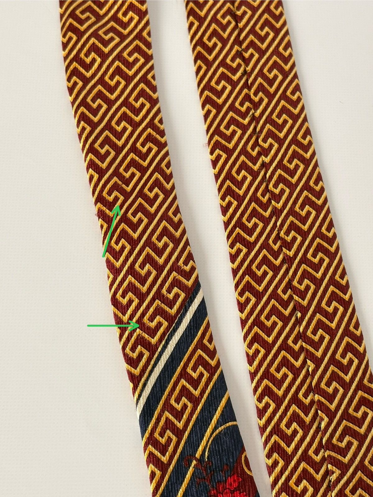 Versus Versace VERSACE MONOGRAMED MEDUSA BLUE NECKTIE SILK TIE ITALY Size ONE SIZE - 6 Thumbnail