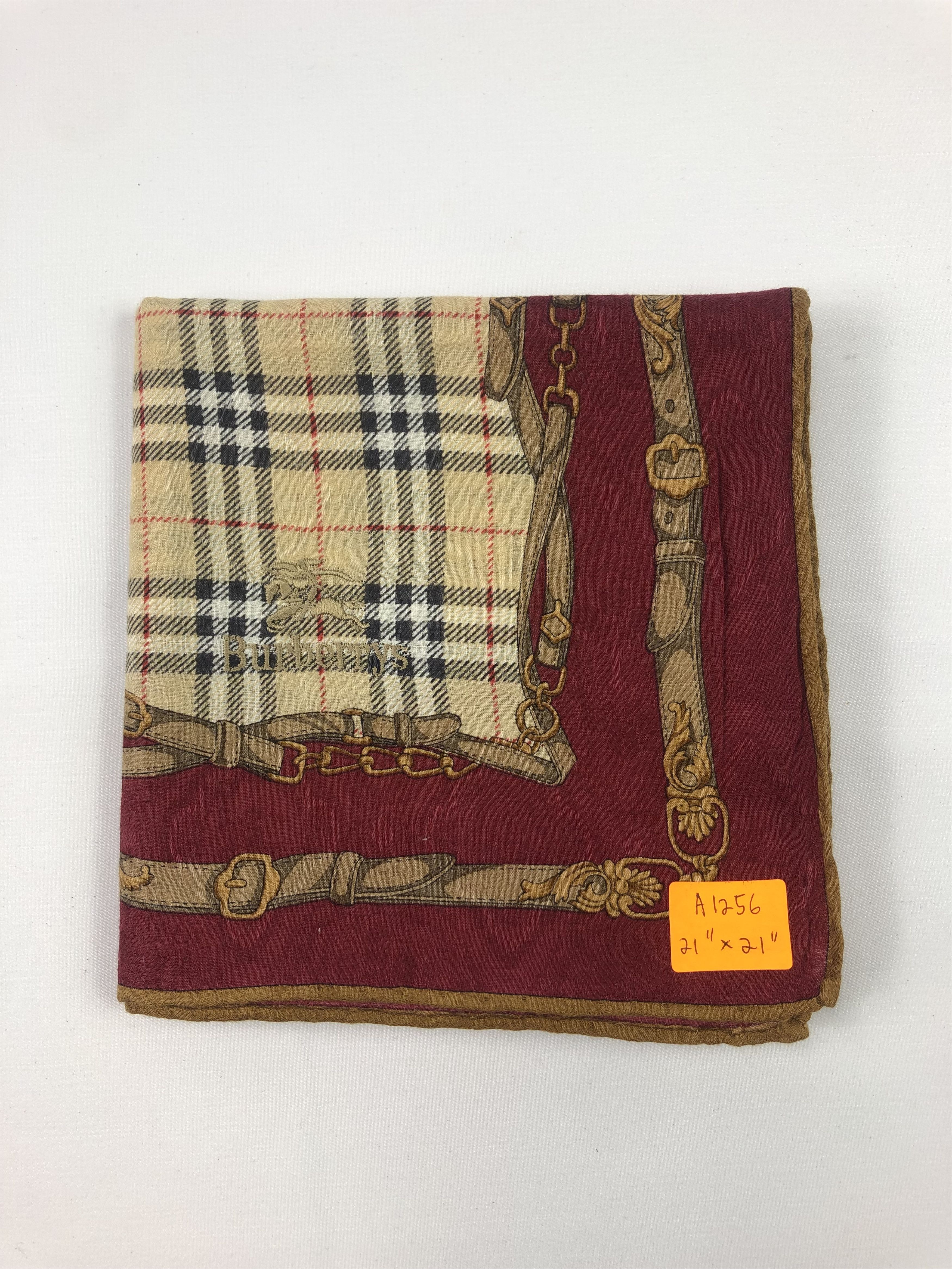 Burberry Burberry Handkerchief / Bandana / Neckerchief / Headscarf Size ONE SIZE - 6 Thumbnail
