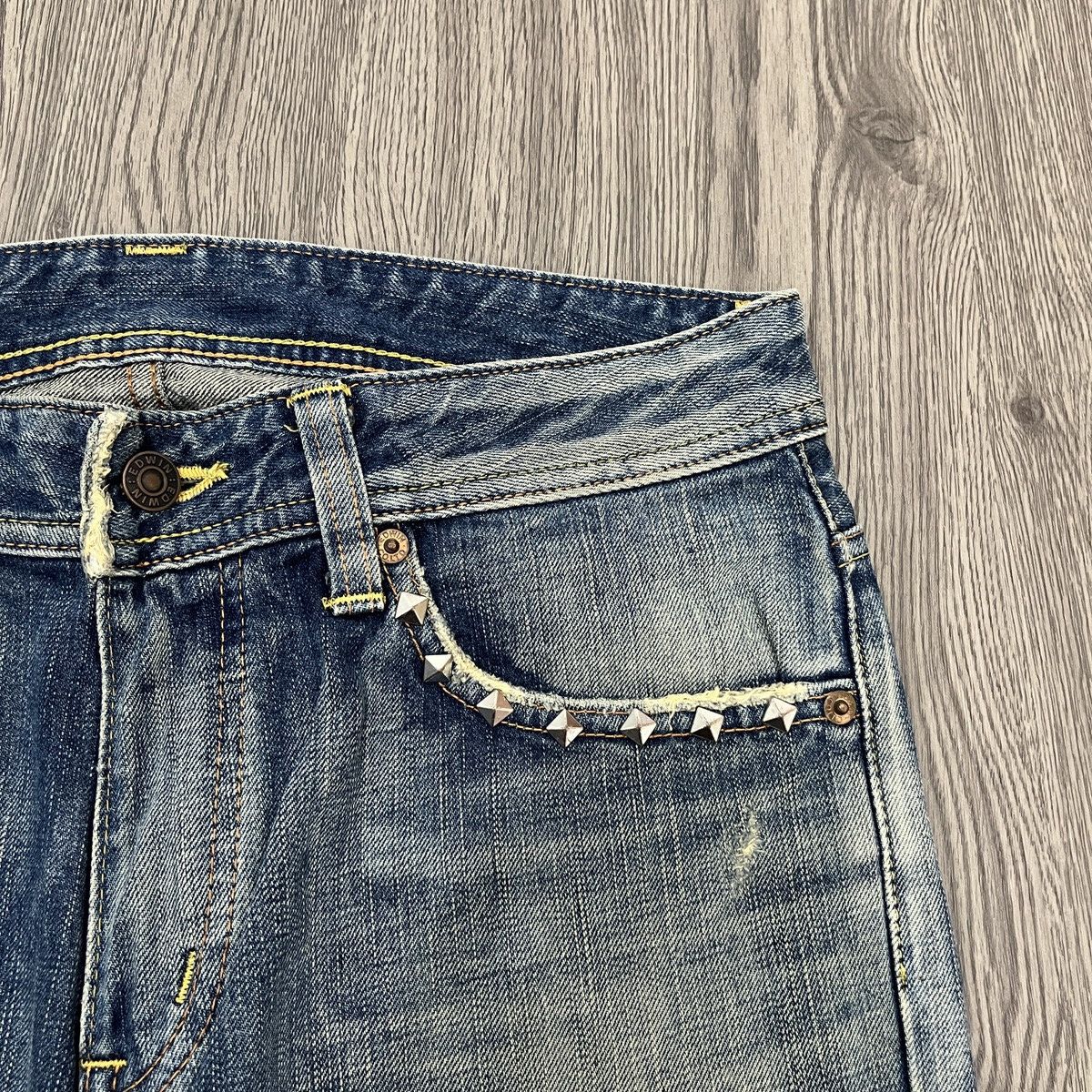 Seditionaries Edwin 511 - Skull Divino Distressed Denim 30x32 Ifsix Lgb Size US 29 - 9 Thumbnail