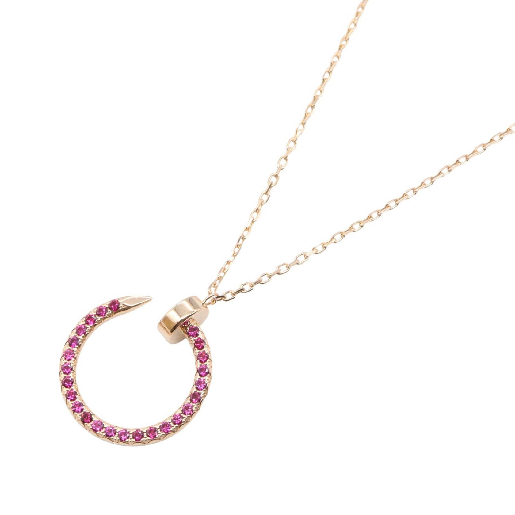Cartier Cartier Cartier Juste Un Clou Au750 Ruby Necklace Precious Metal Necklace DUTY FREE for USA Size ONE SIZE - 1 Thumbnail