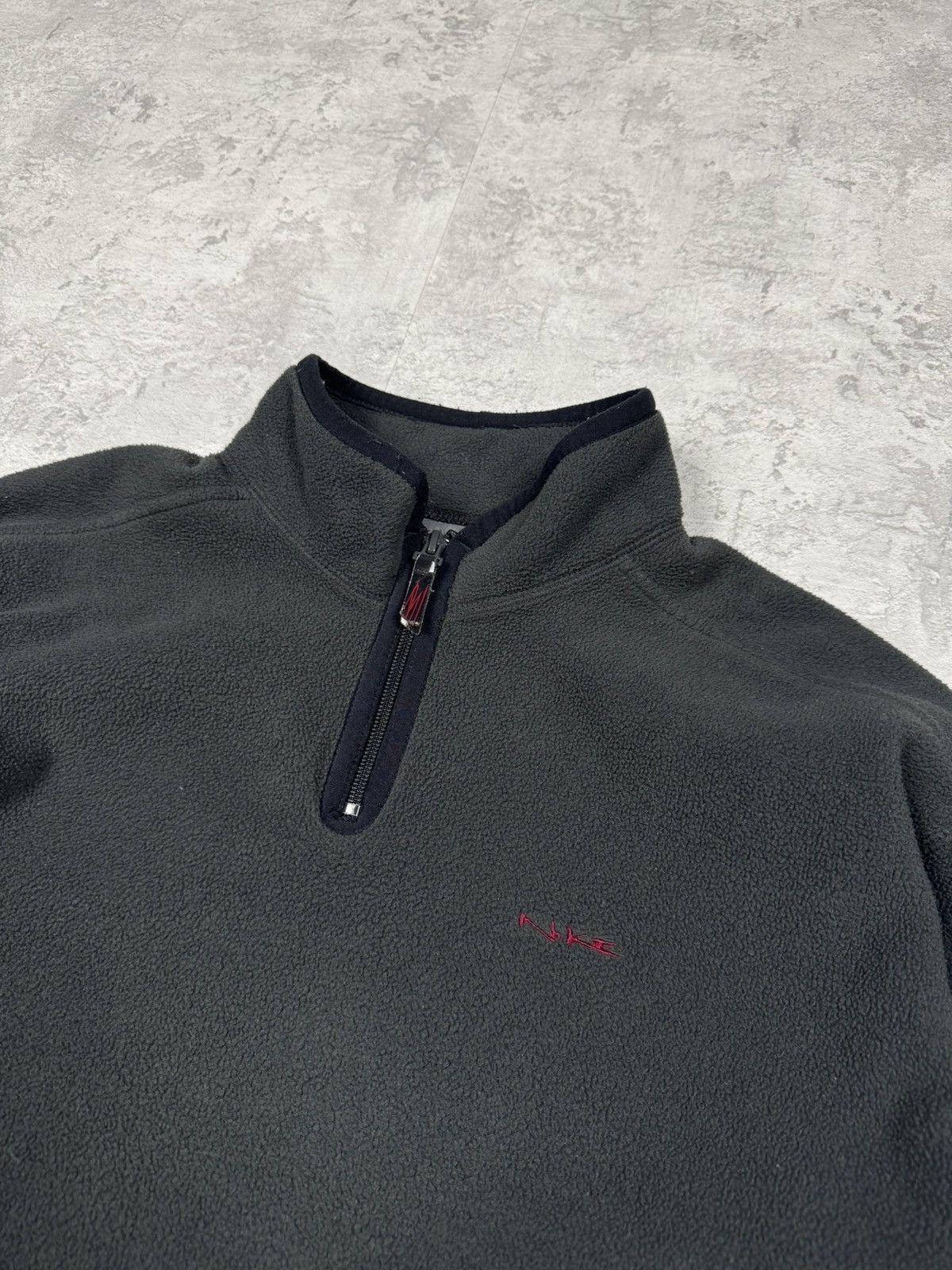 Nike Vintage Nike Y2K Fleece Sweatshirt 1/4 Zip Size M Size US M / EU 48-50 / 2 - 4 Thumbnail