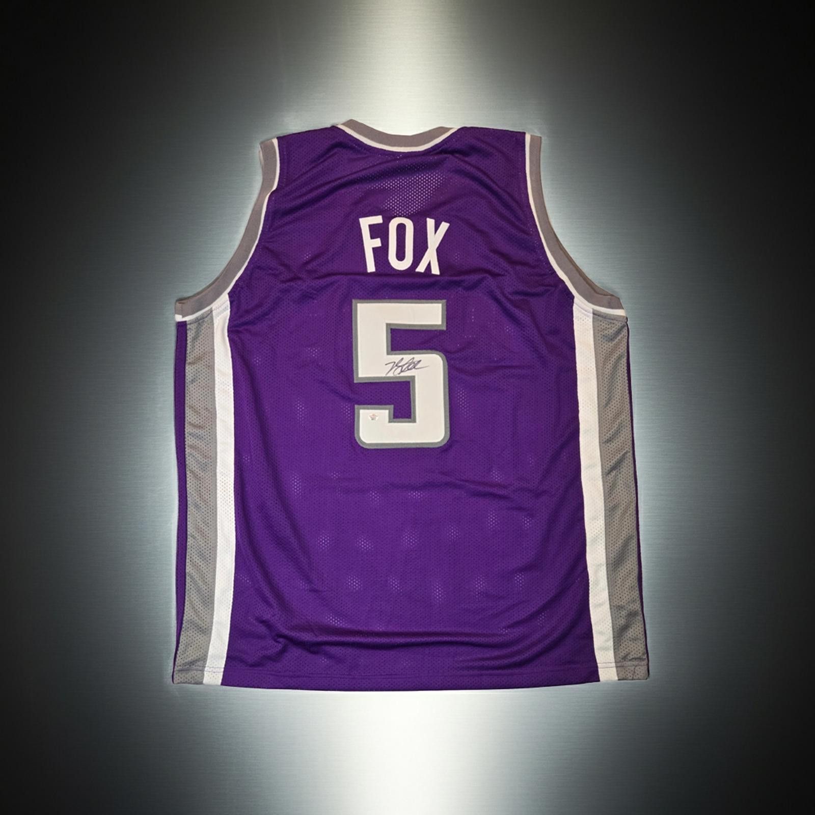Other De'Aaron Fox Sacramento Kings signed basketball jersey COA Size ONE SIZE - 1 Thumbnail