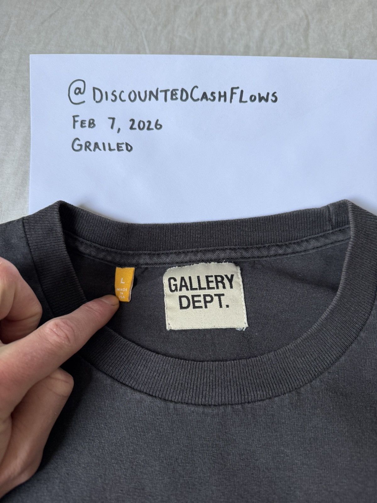 Gallery Dept. Gallery Dept. French Logo Shirt Size L Size US L / EU 52-54 / 3 - 4 Thumbnail