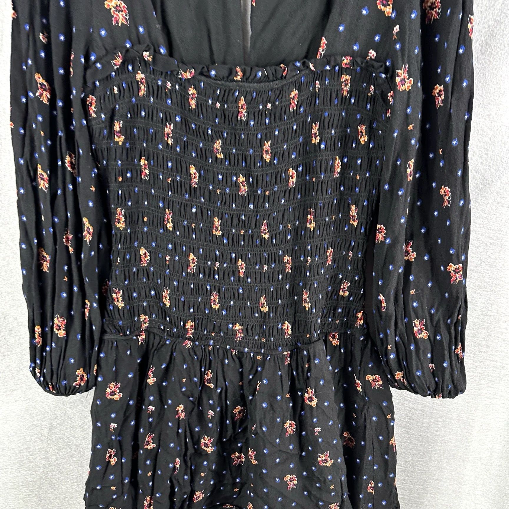 Free People Free People Dress Womens XS Smocked Floral Quiet Lux Mini Cottagecore Shirt Size XS / US 0-2 / IT 36-38 - 4 Thumbnail