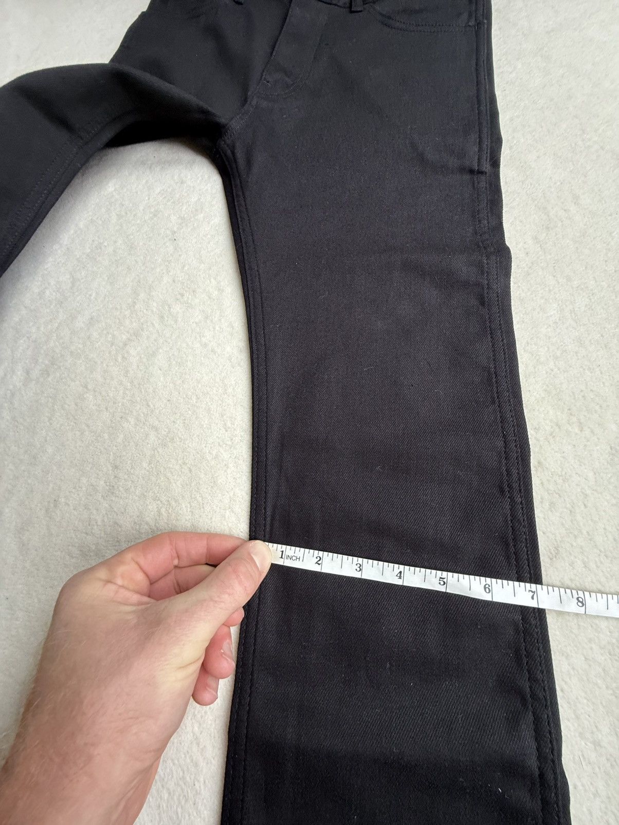Celine $990 FW23 Celine Wiltern pure black skinny jeans Hedi 30 Size US 30 / EU 46 - 5 Thumbnail