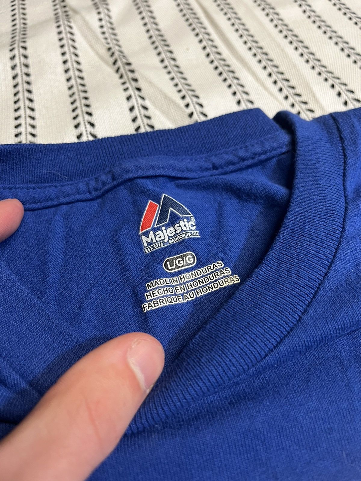 Other Majestic Saint Louis Blues Tee Size US L / EU 52-54 / 3 - 3 Thumbnail