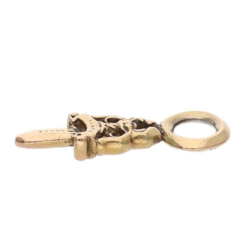 Chrome Hearts Chrome Hearts 22K Old Gold Dagger Stack Necklace Size ONE SIZE - 5 Thumbnail