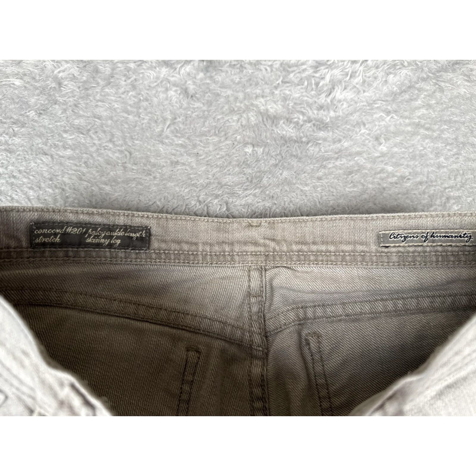 Citizens Of Humanity Citizens Of Humanity Jeans Womens 27 Gray Concord 201 Low Rise Skinny Ankle Leng Size 27" / US 4 / IT 40 - 6 Thumbnail