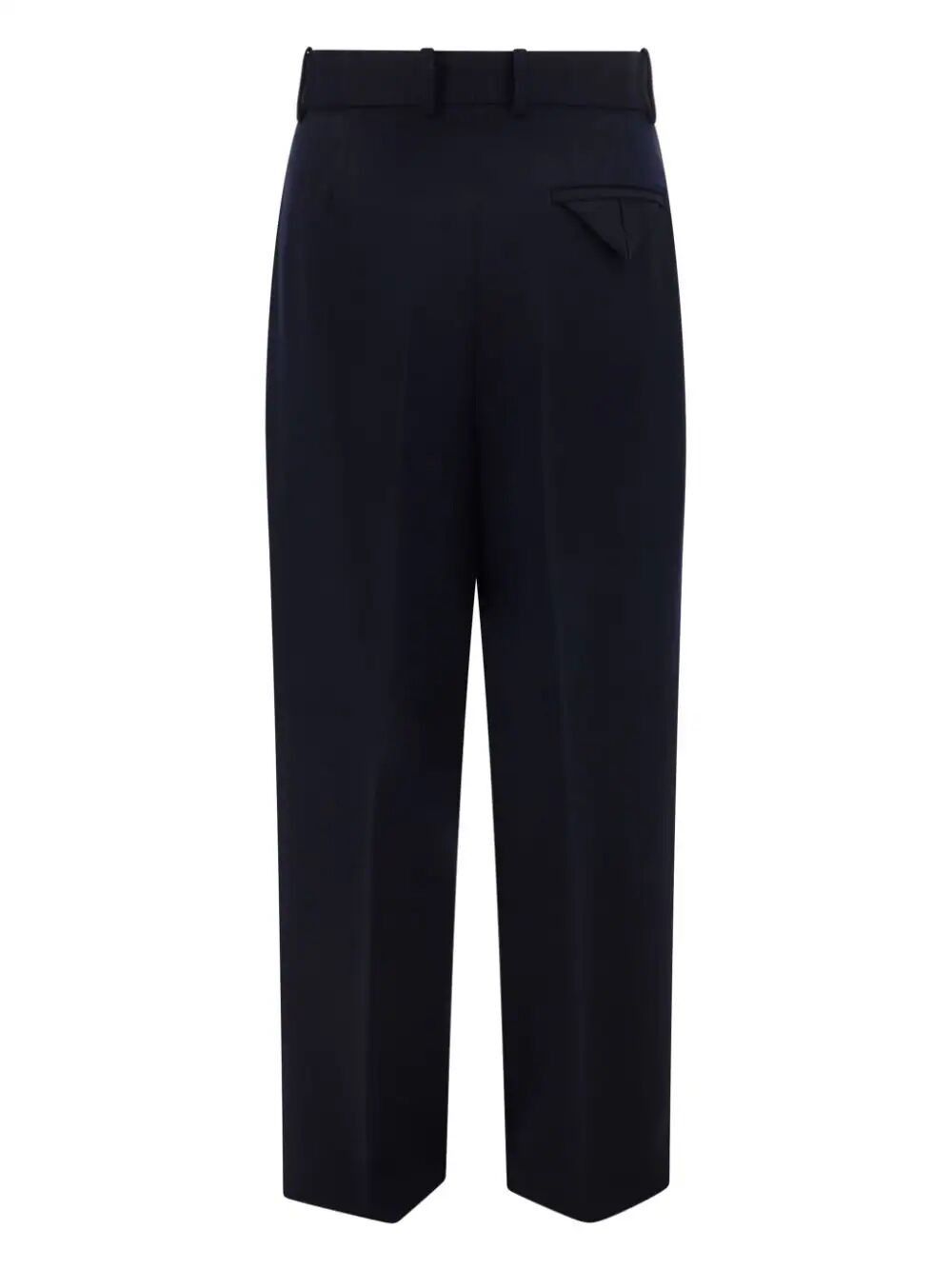 Bottega Veneta o1w1db10925 Grain De Poudre Trousers in Blue Size 28" / US 6 / IT 42 - 2 Thumbnail