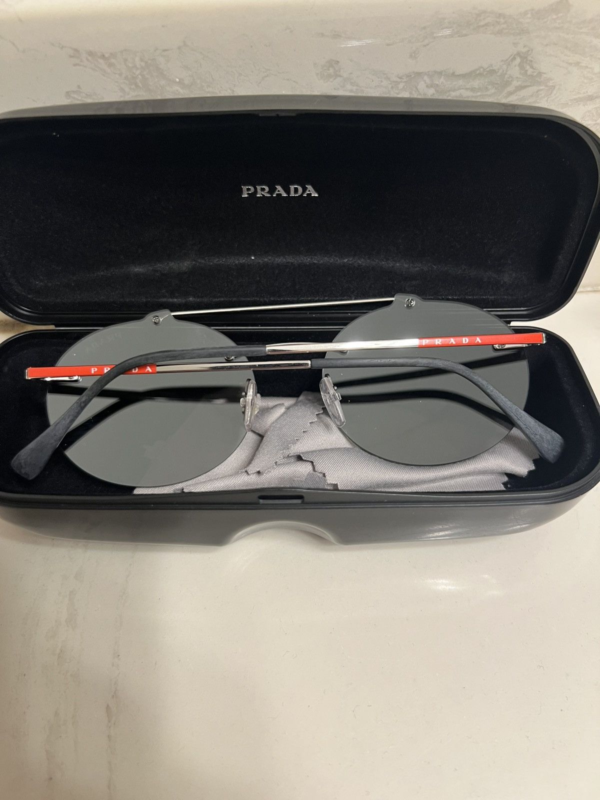 Prada Prada Circle Mirror Sunglasses Size ONE SIZE - 2 Thumbnail