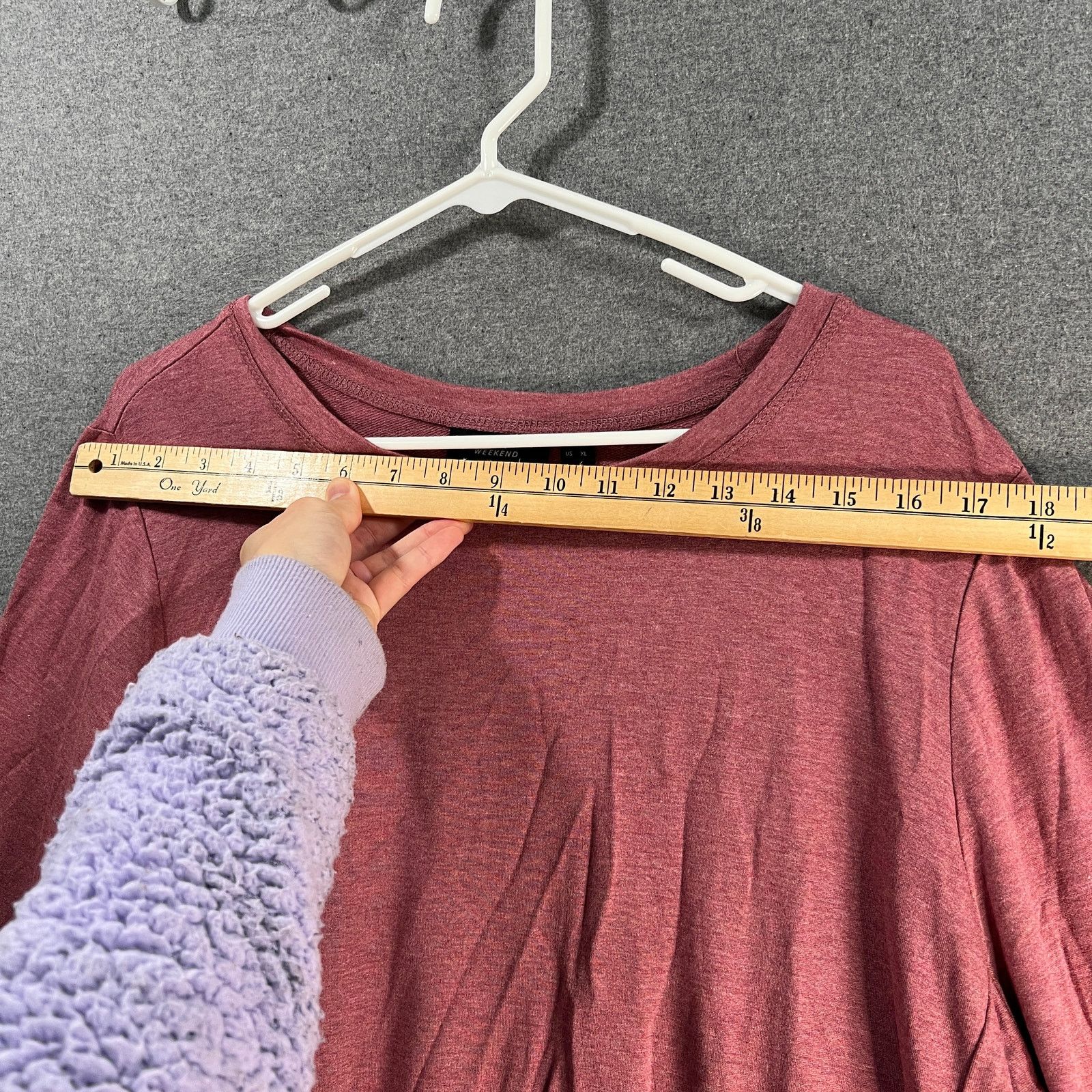 Other Susan Graver Weekend Jersey Knit Crew Neck Tunic Size XL / US 12-14 / IT 48-50 - 7 Thumbnail