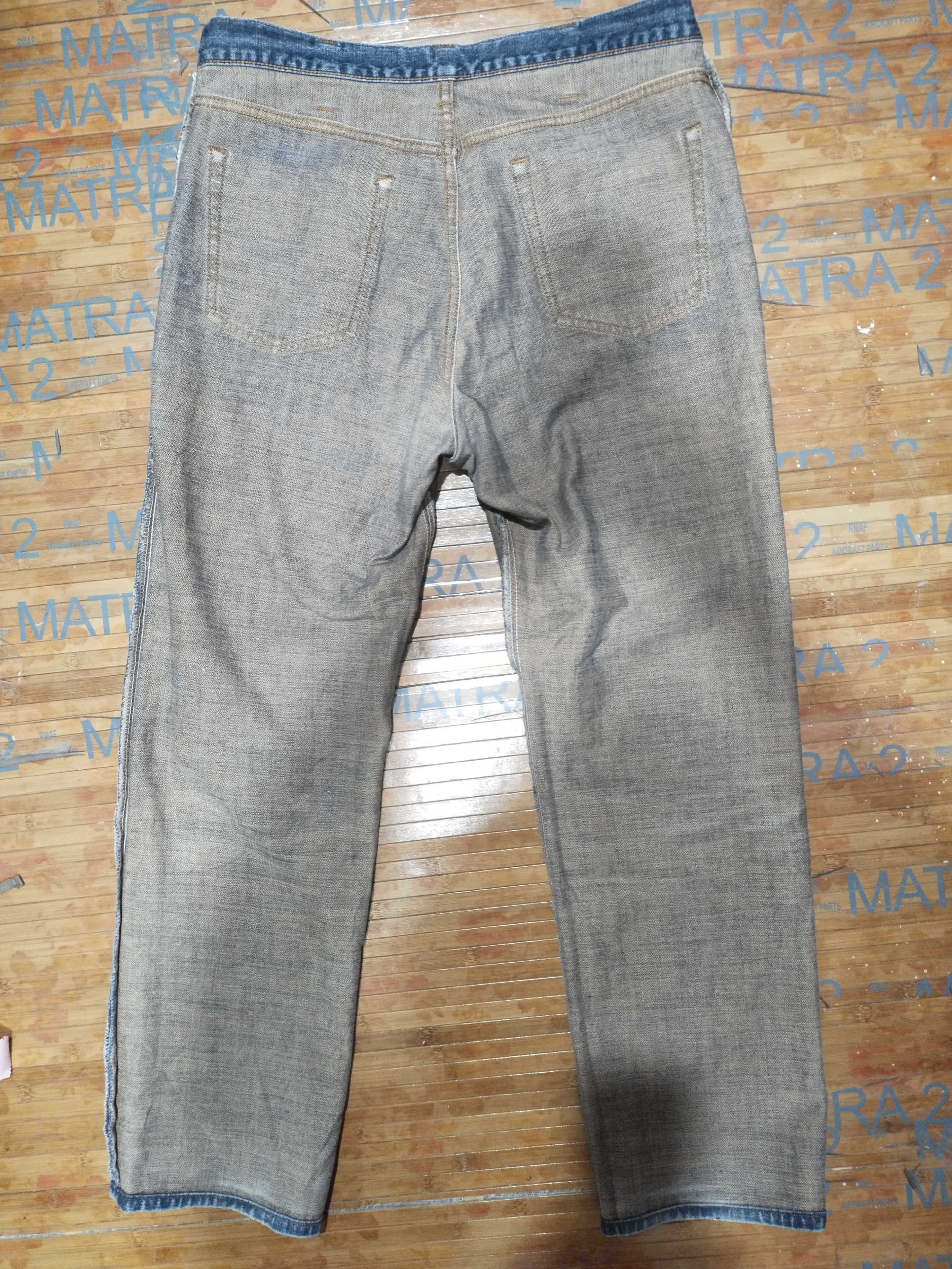 Vintage × Wrangler Wrangler Vintage/ Distressed Denim Sz 34" Size US 34 / EU 50 - 17 Thumbnail