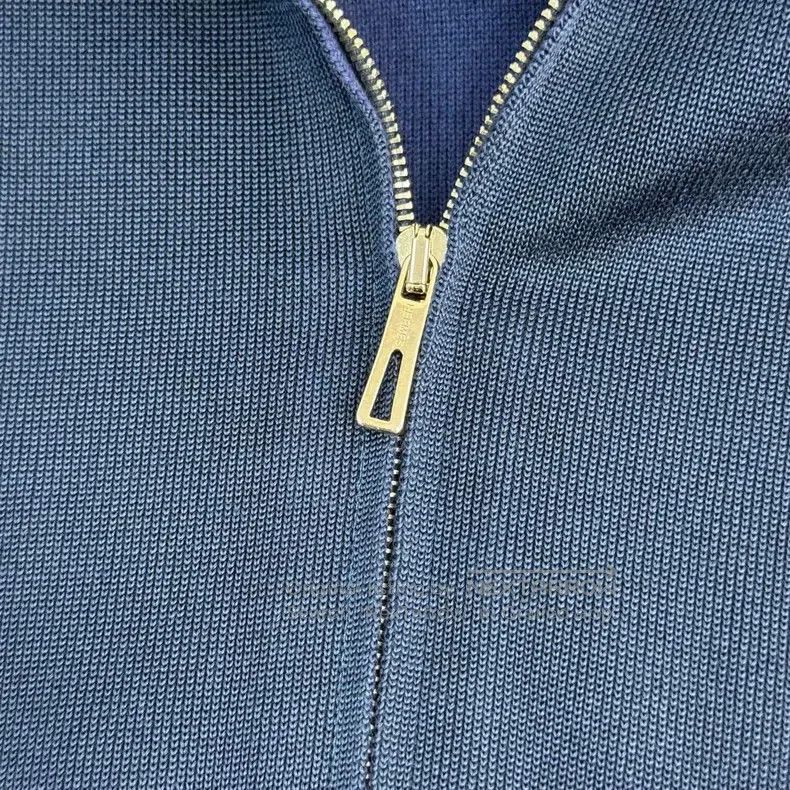 Hermes Hermes Blue Knit Zip-Up Jacket Size XS / US 0-2 / IT 36-38 - 7 Thumbnail