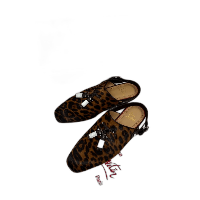 Christian Louboutin Christian Louboutin Leopard Print Slip-On Shoes Size US 10 / IT 40 - 1 Thumbnail