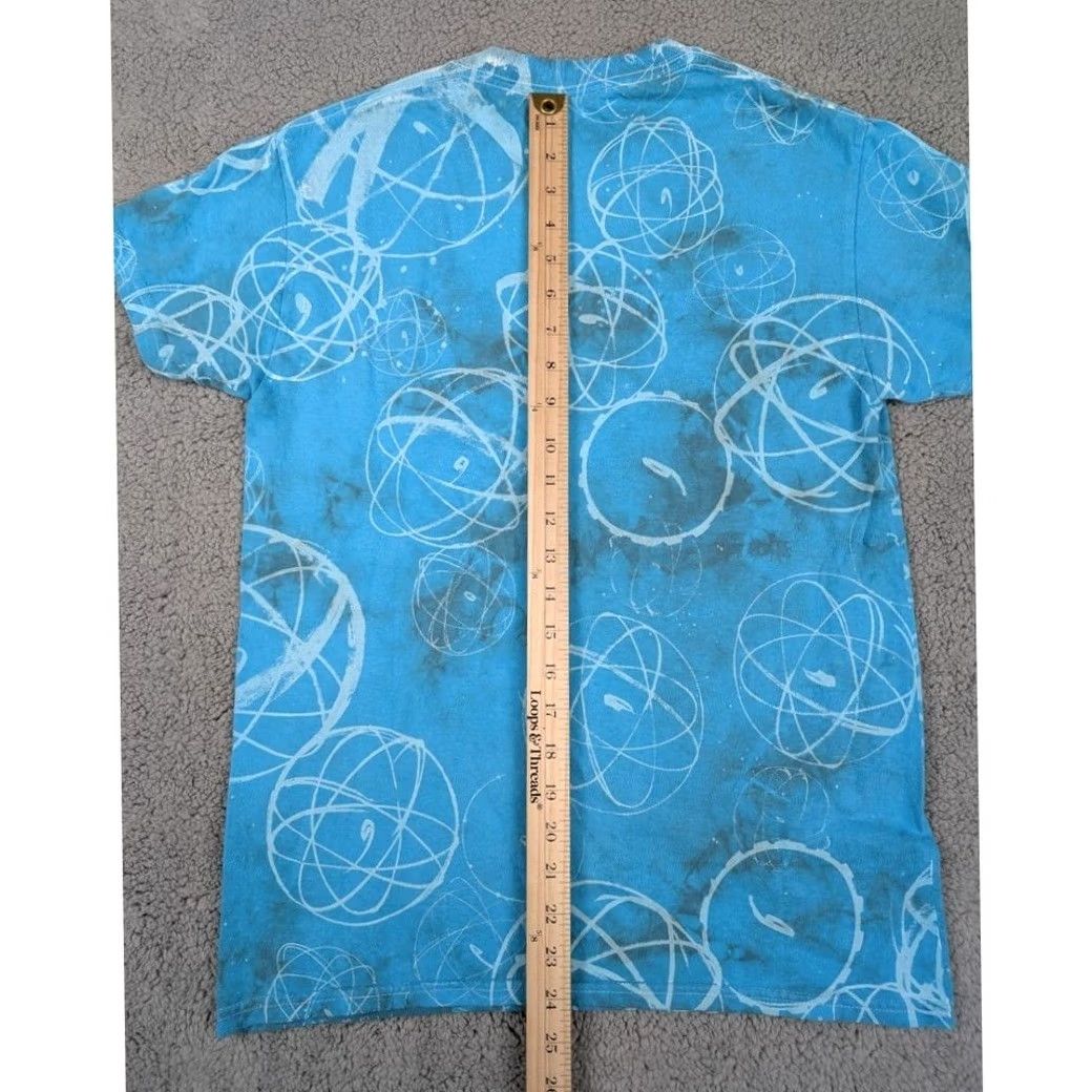Vintage Futura Laboratories Mens Small Atom Shirt Blue Tie Dye Japan Size US S / EU 44-46 / 1 - 5 Thumbnail