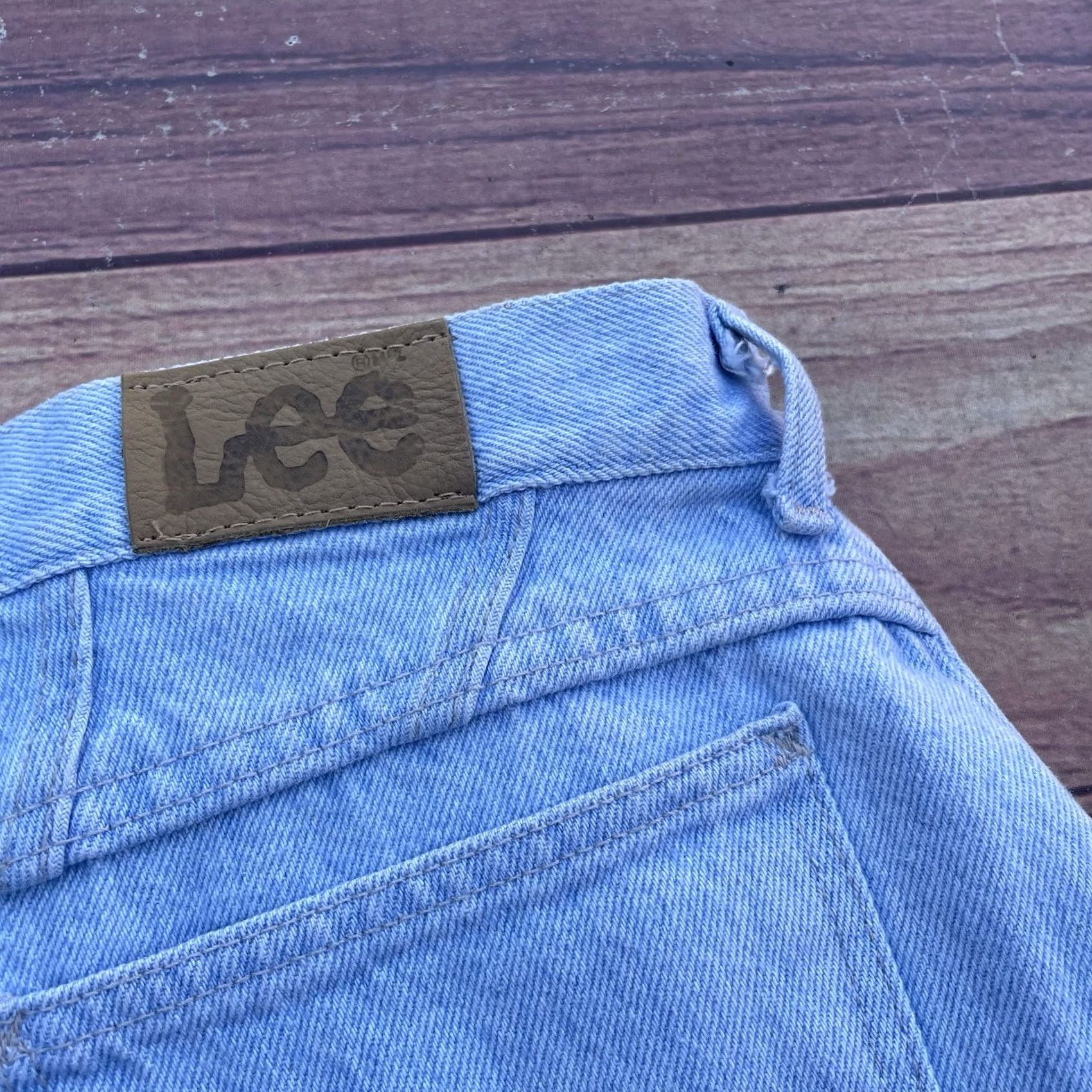 Lee VINTAGE Lee Light Wash Mom Jeans High Rise USA Made Women's Size 16M NWT Read* Size 38" / US 16 / IT 52 - 4 Thumbnail