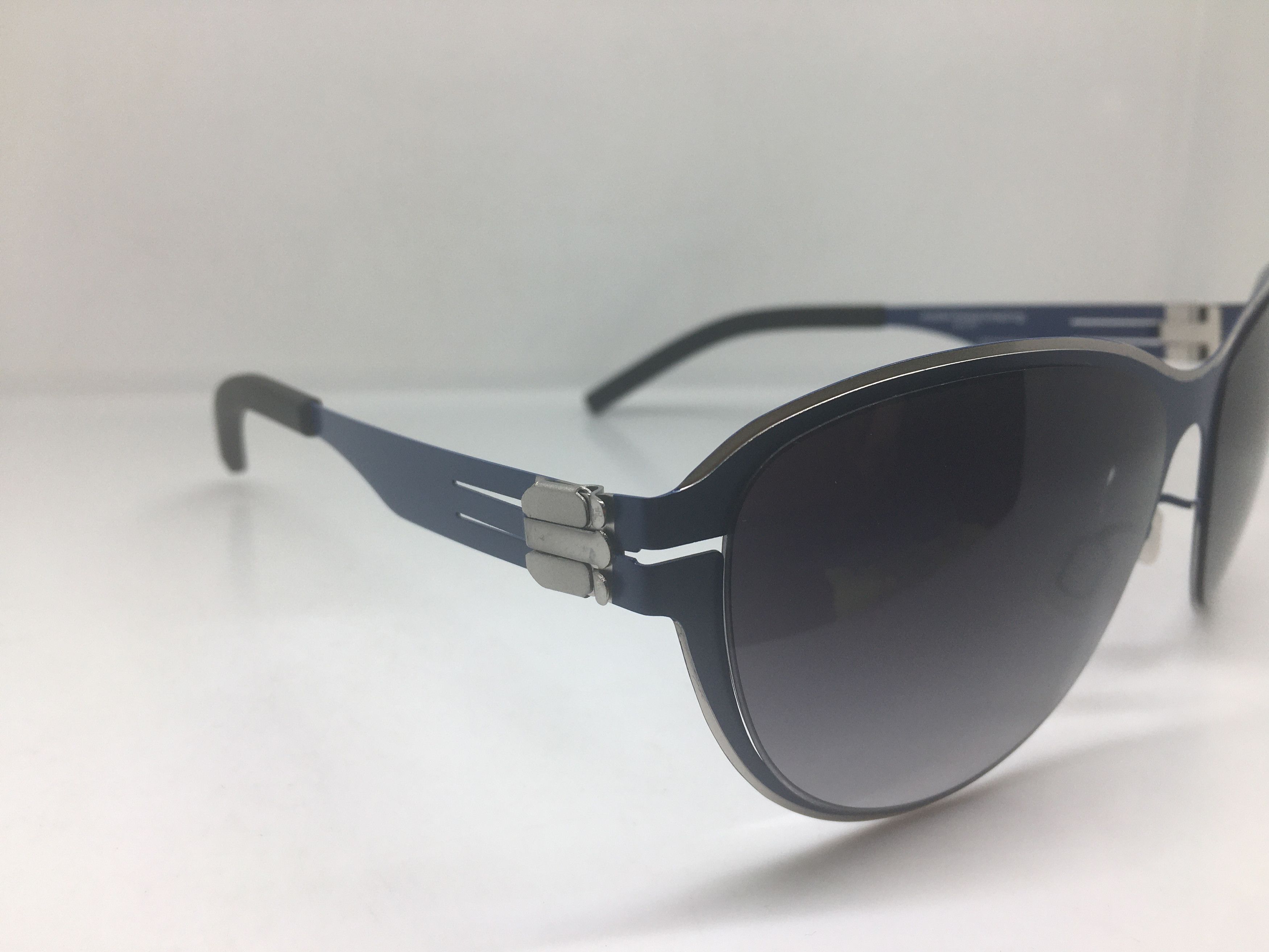 Other Silver Blue Alloy Sunglasses Frame Size ONE SIZE - 3 Thumbnail
