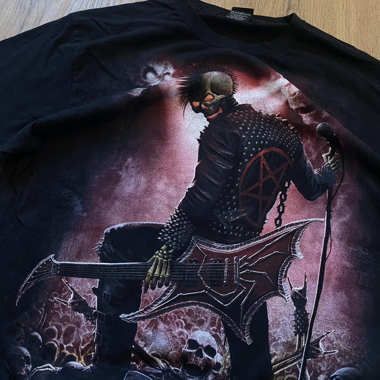 Other Metal Rock Skool Skeleton Vintage y2k Boxy Black Size US L / EU 52-54 / 3 - 3 Thumbnail