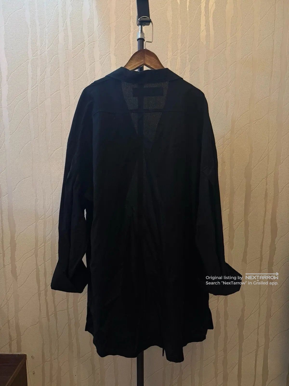 Yohji Yamamoto Yohji Yamamoto PRODUCE Black Trench Coat LLLL24 Size US S / EU 44-46 / 1 - 2 Thumbnail