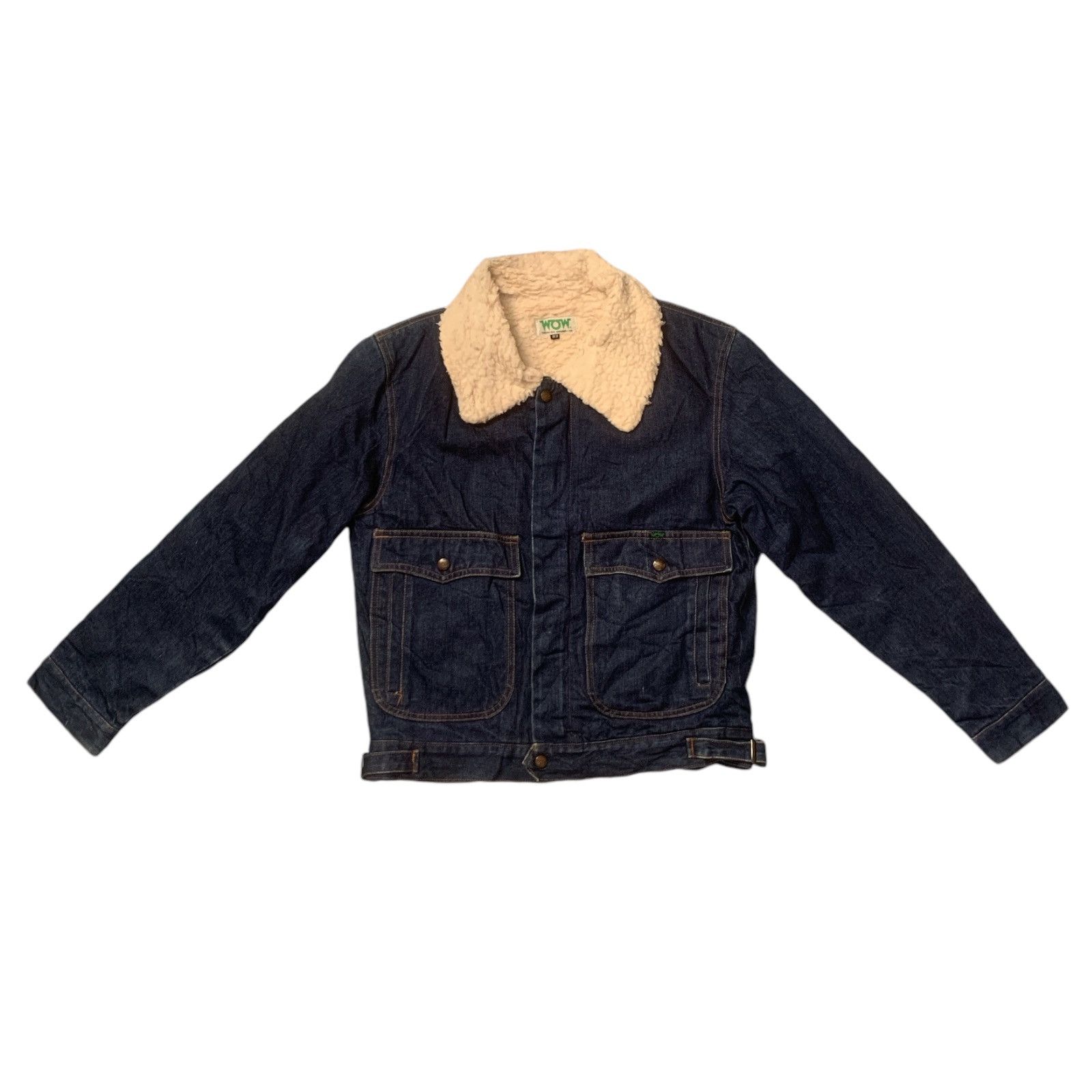 Vintage × WOW Couture Rare Design Vintage Wow Tei Jin U.S.I Apparel Denim Jackets Size L / US 10 / IT 46 - 1 Thumbnail