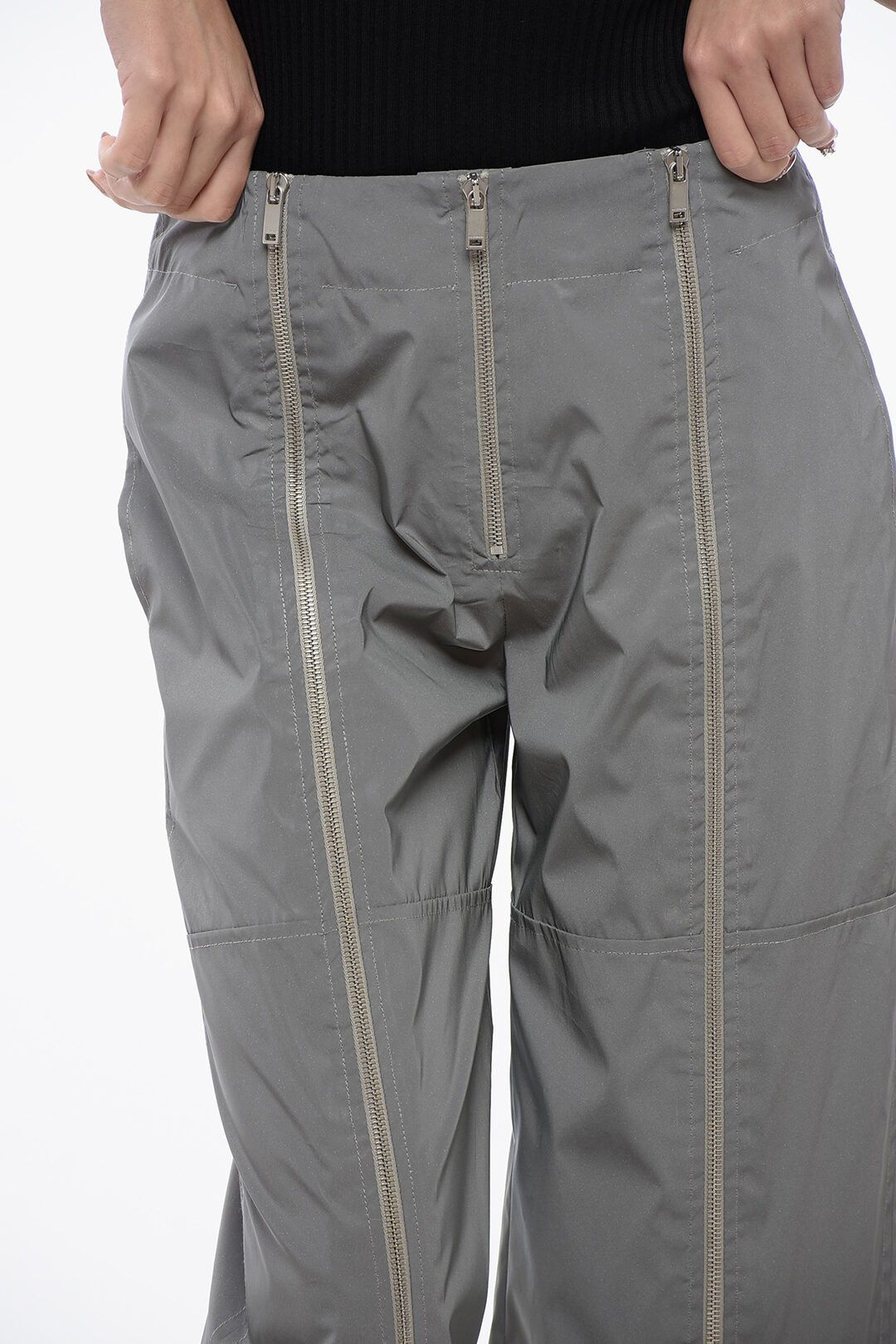 Jil Sander og1mm1225 Reflector Cropped Pant in Silver Size 27" / US 4 / IT 40 - 3 Thumbnail