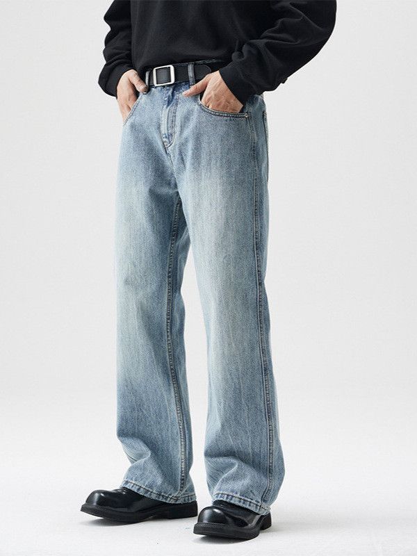 Japanese Brand Men's American Retro High Street Flare Y2K Jeans Size US 32 / EU 48 - 2 Thumbnail